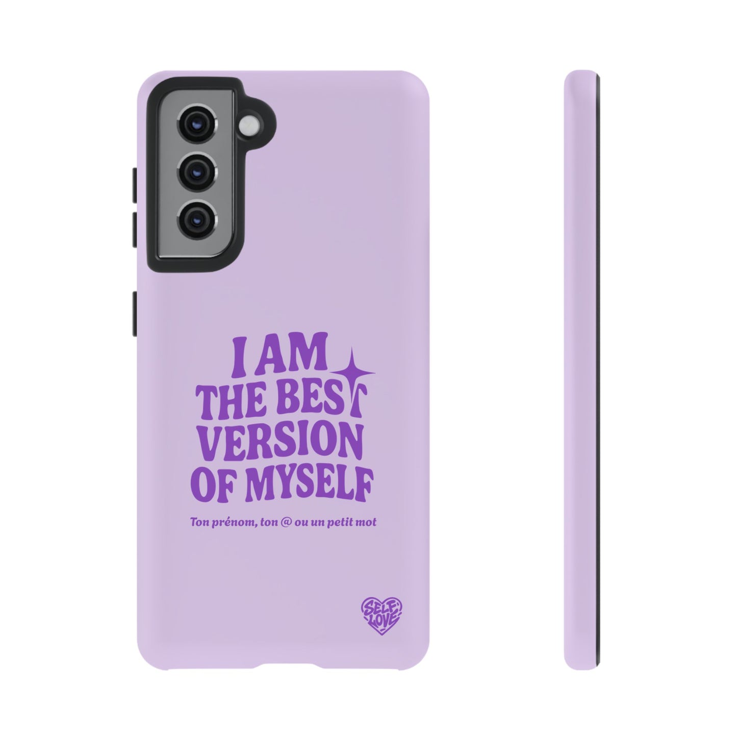 I Am The Best Version Of Myself - Coque Samsung (violet)