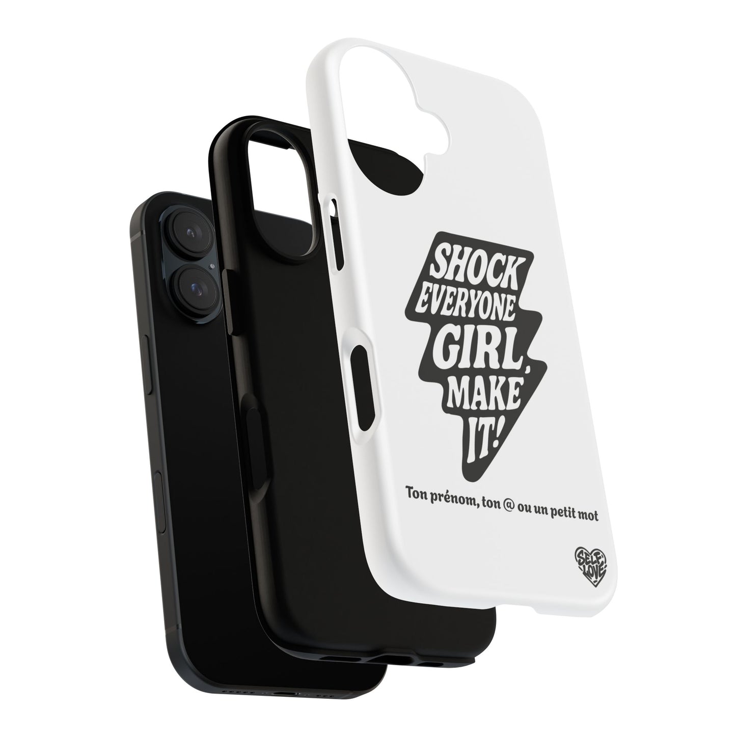 Shock Everyone - Coque iPhone (blanc)