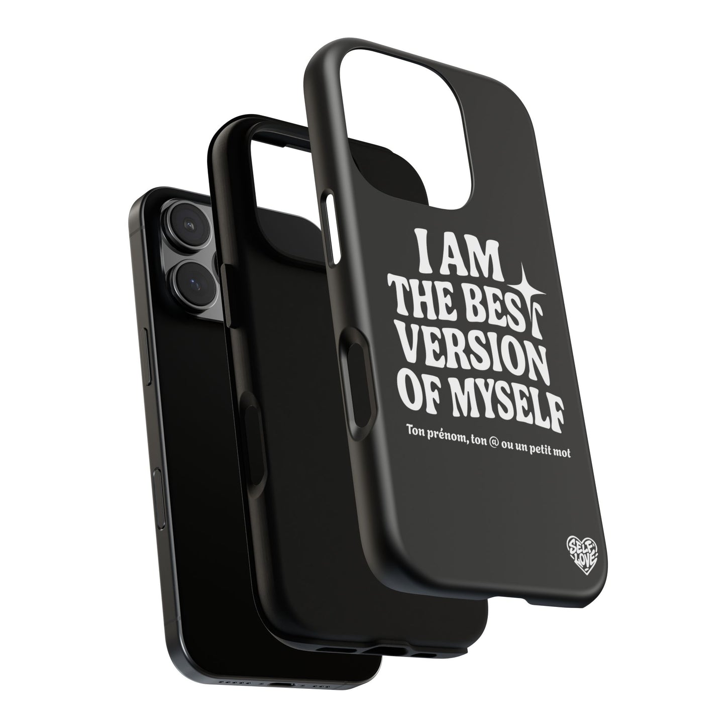 I Am The Best Version Of Myself - Coque iPhone (noir)