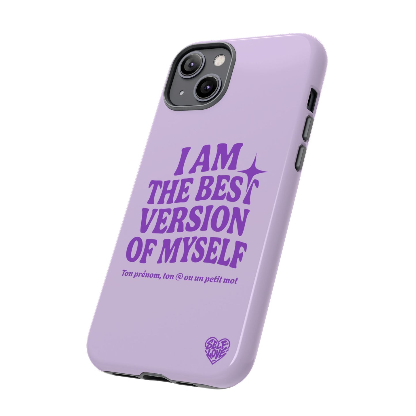 I Am The Best Version Of Myself - Coque iPhone (violet)