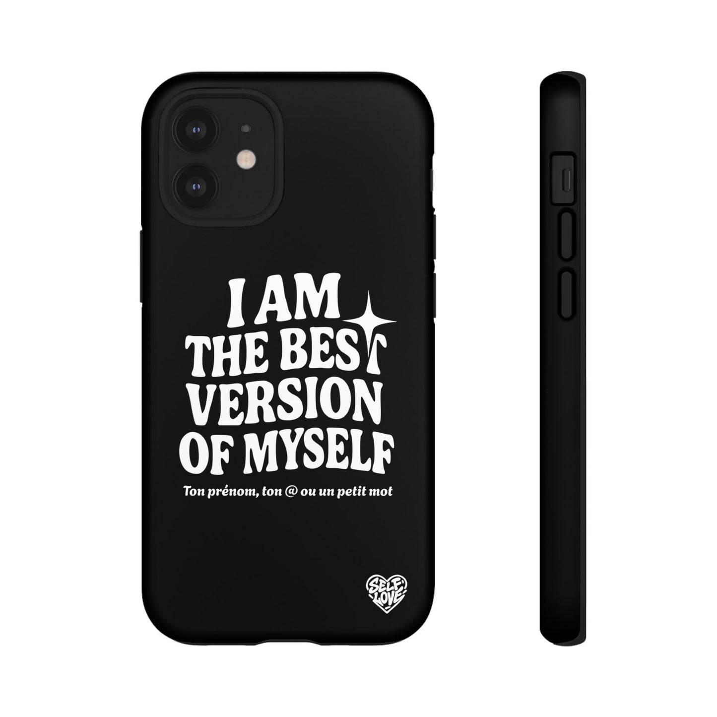I Am The Best Version Of Myself - Coque iPhone (noir)