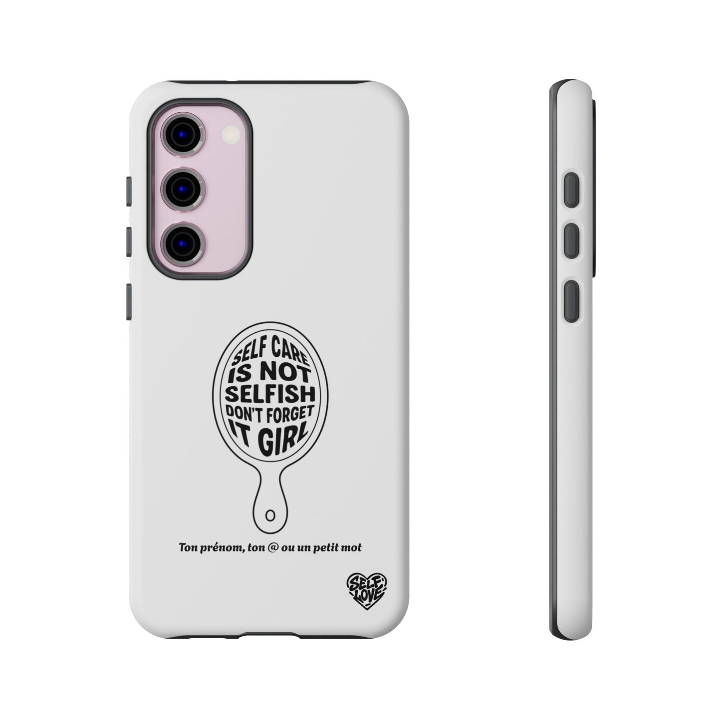 Self Care - Coque Samsung (blanc)