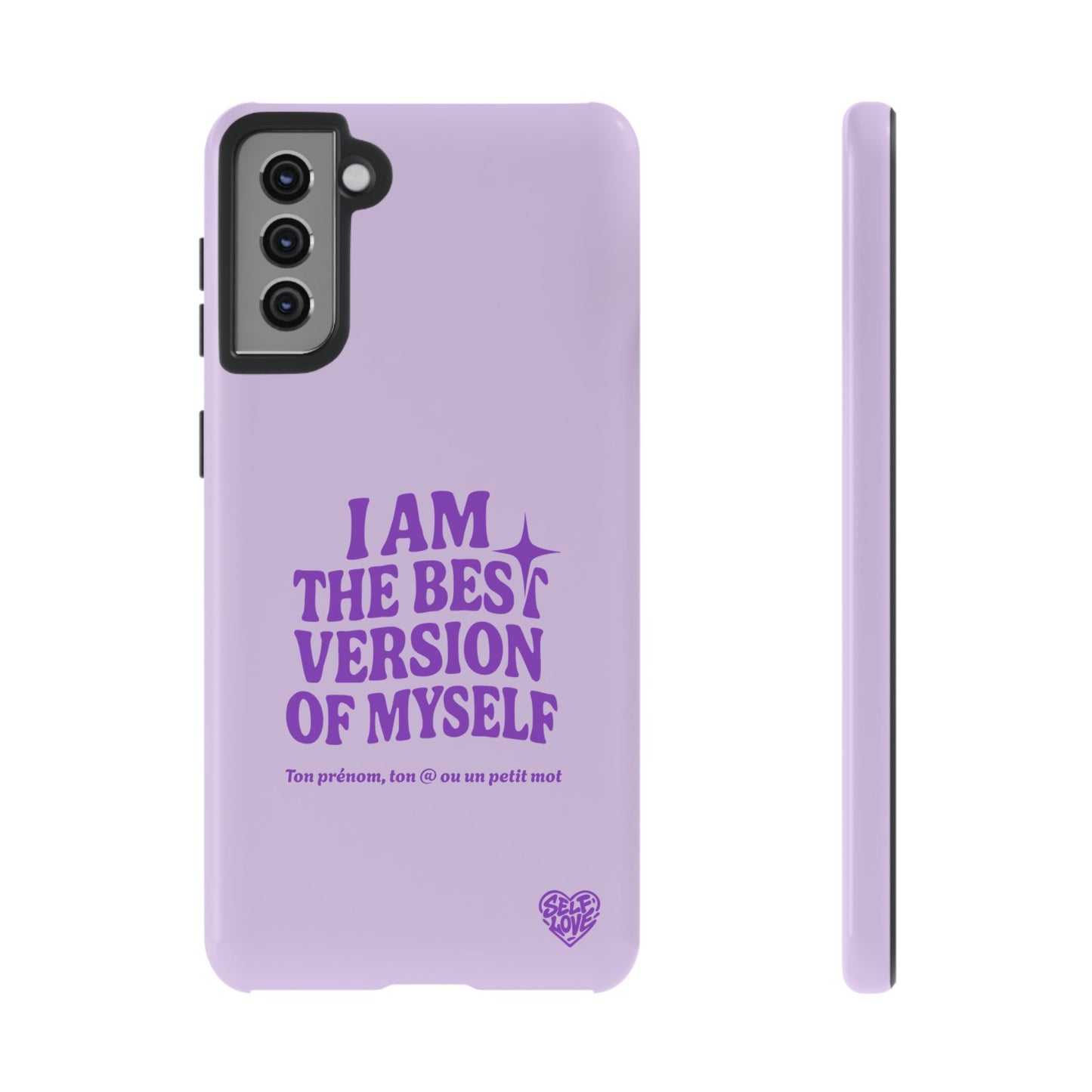 I Am The Best Version Of Myself - Coque Samsung (violet)