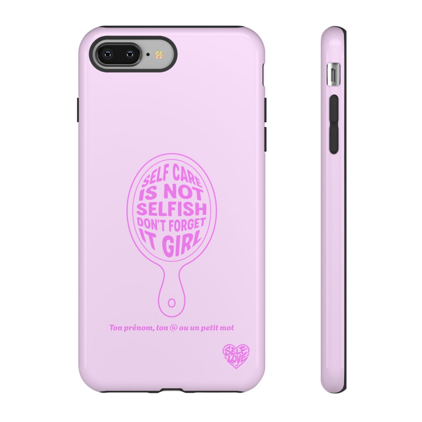 Self Care - Coque iPhone (rose)