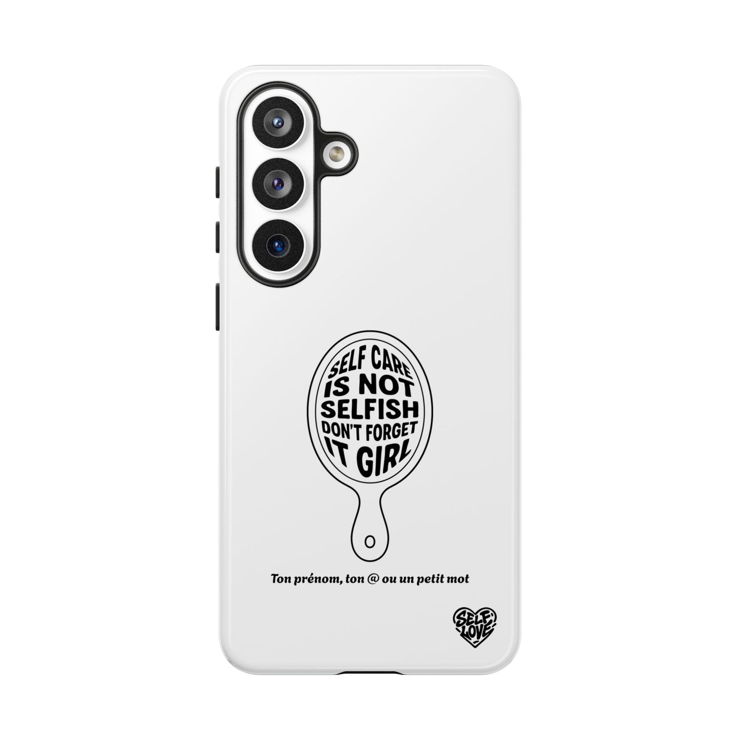 Self Care - Coque Samsung (blanc)
