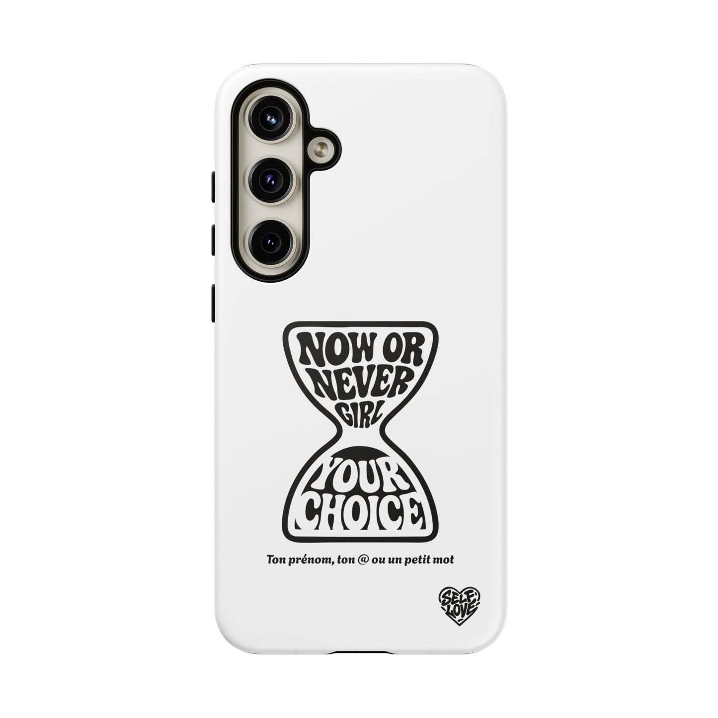 Now Or Never Girl - Coque Samsung (blanc)