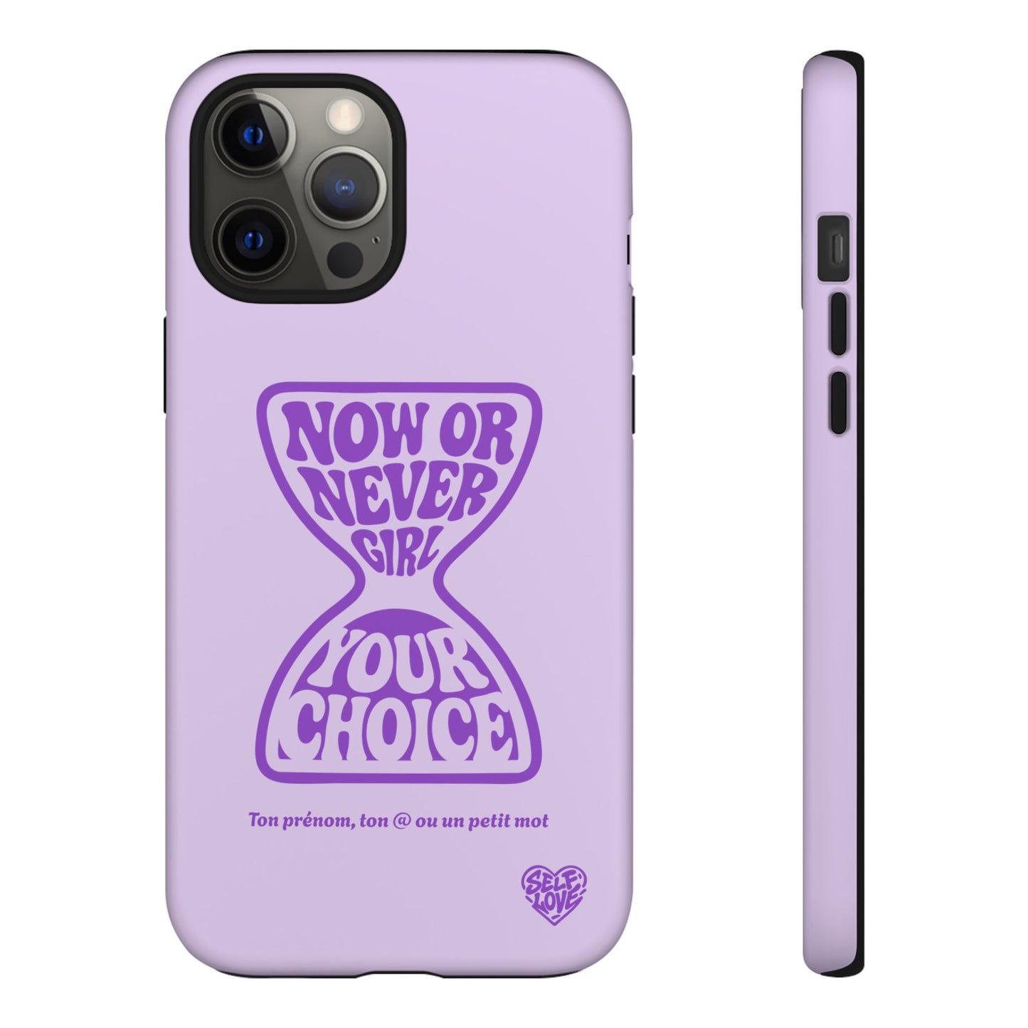 Now Or Never Girl - Coque iPhone (violet)