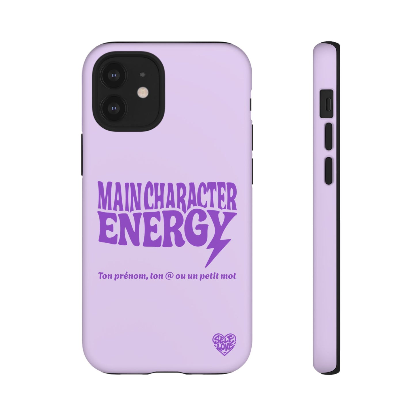 Main Character Energy - Coque iPhone (violet)
