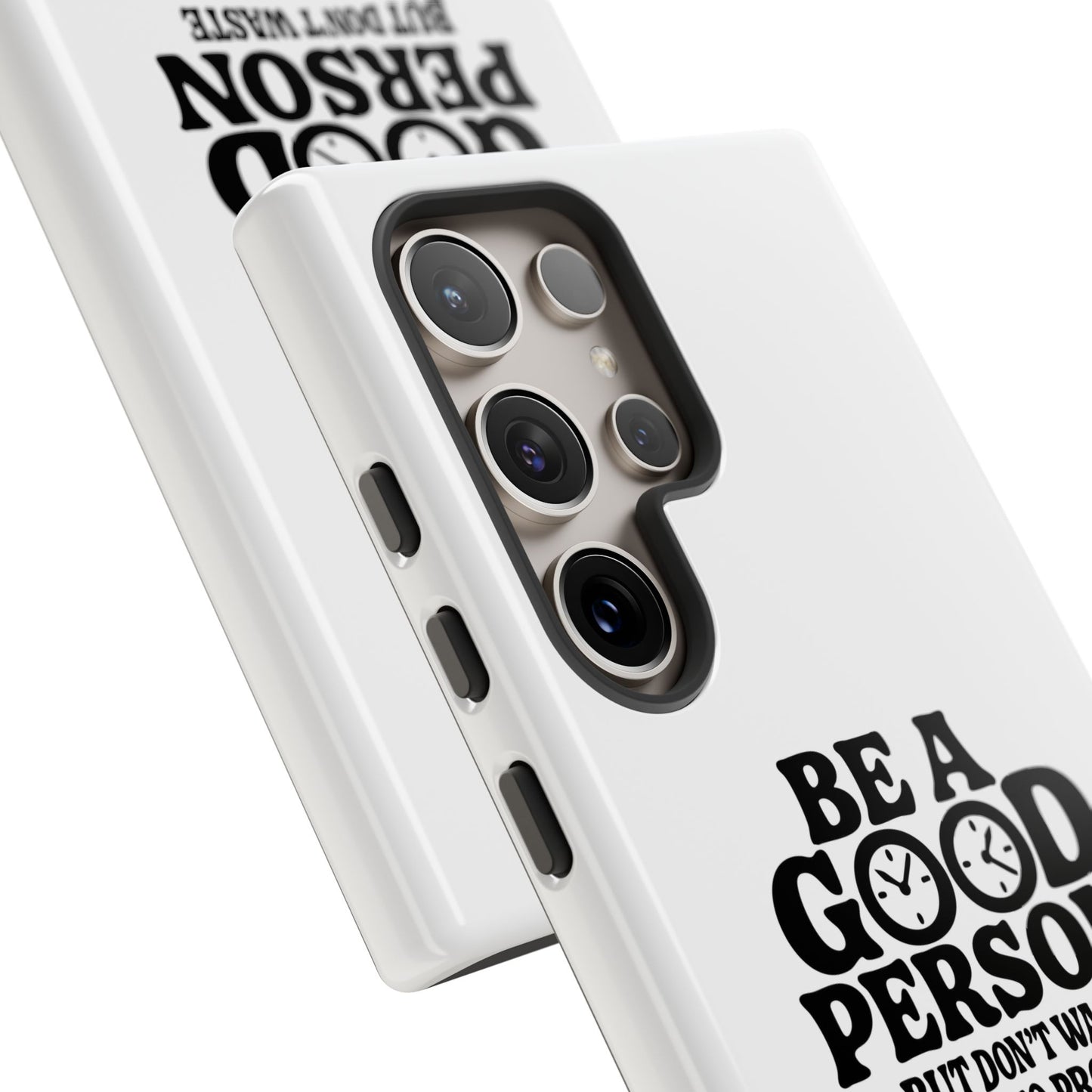 Be A Good Person - Coque Samsung (blanc)