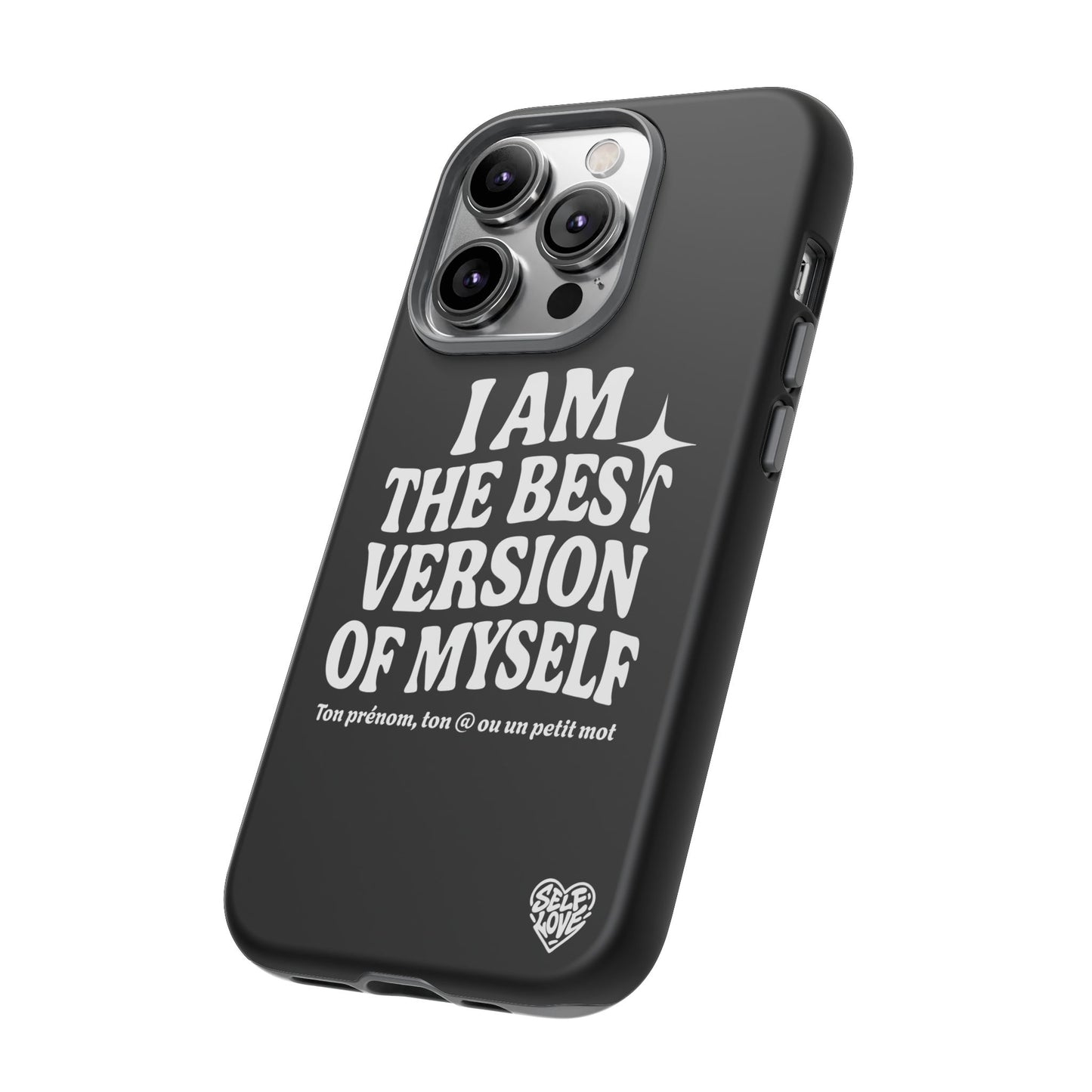 I Am The Best Version Of Myself - Coque iPhone (noir)