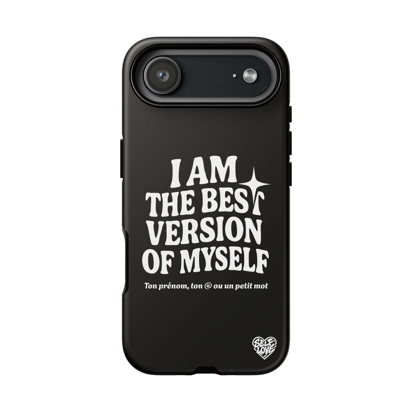 I Am The Best Version Of Myself - Coque iPhone (noir)