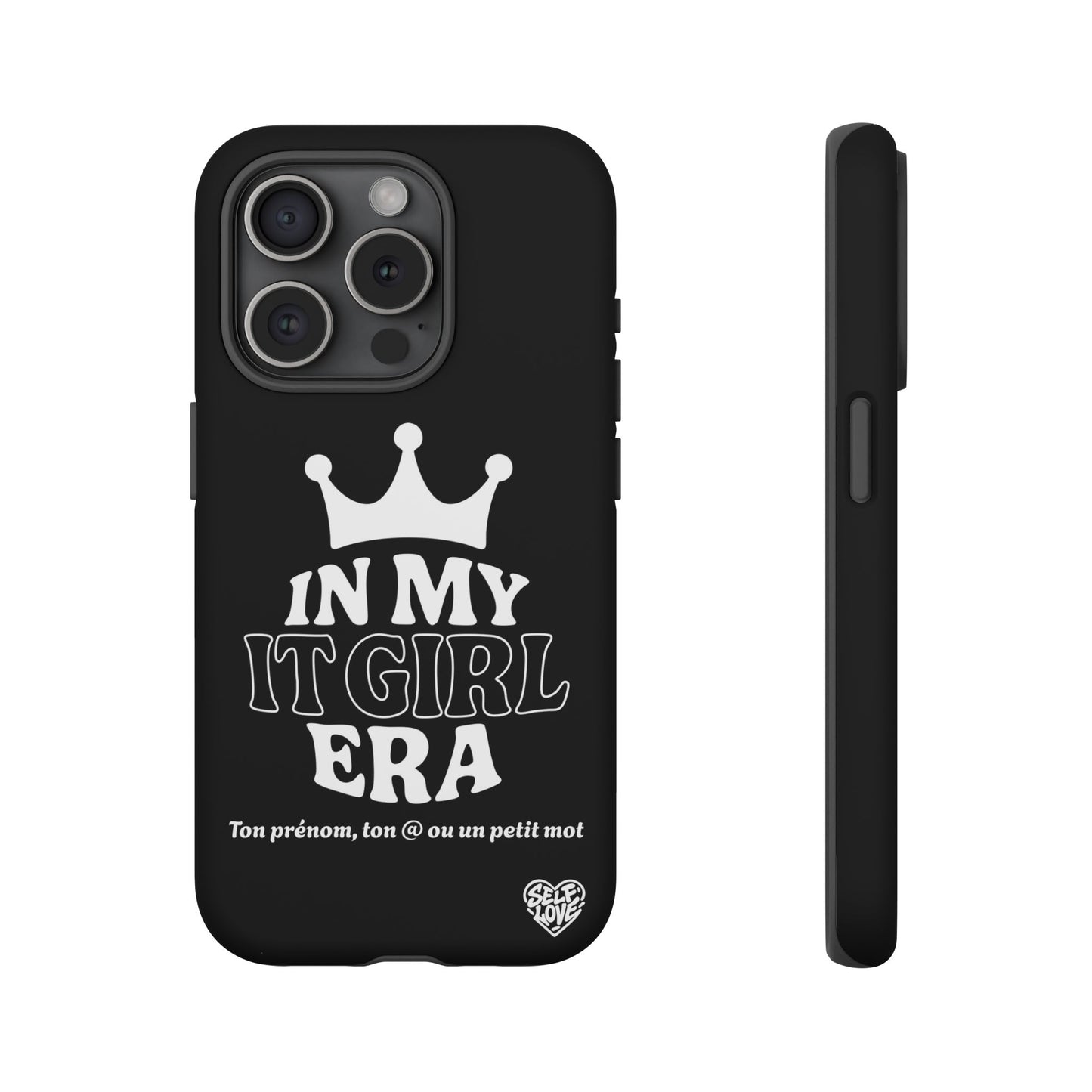 In My It Girl Era - Coque iPhone (noir)