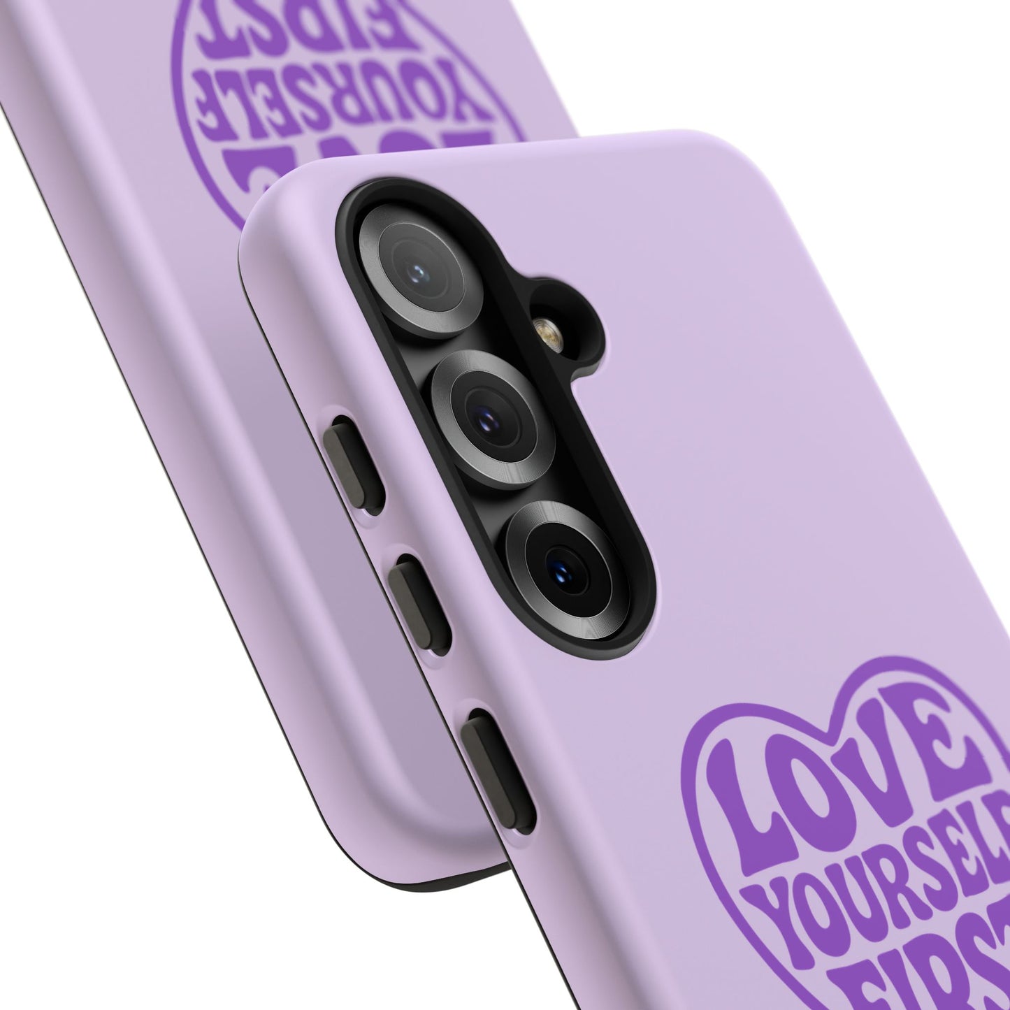 Love Yourself First - Coque Samsung (violet)