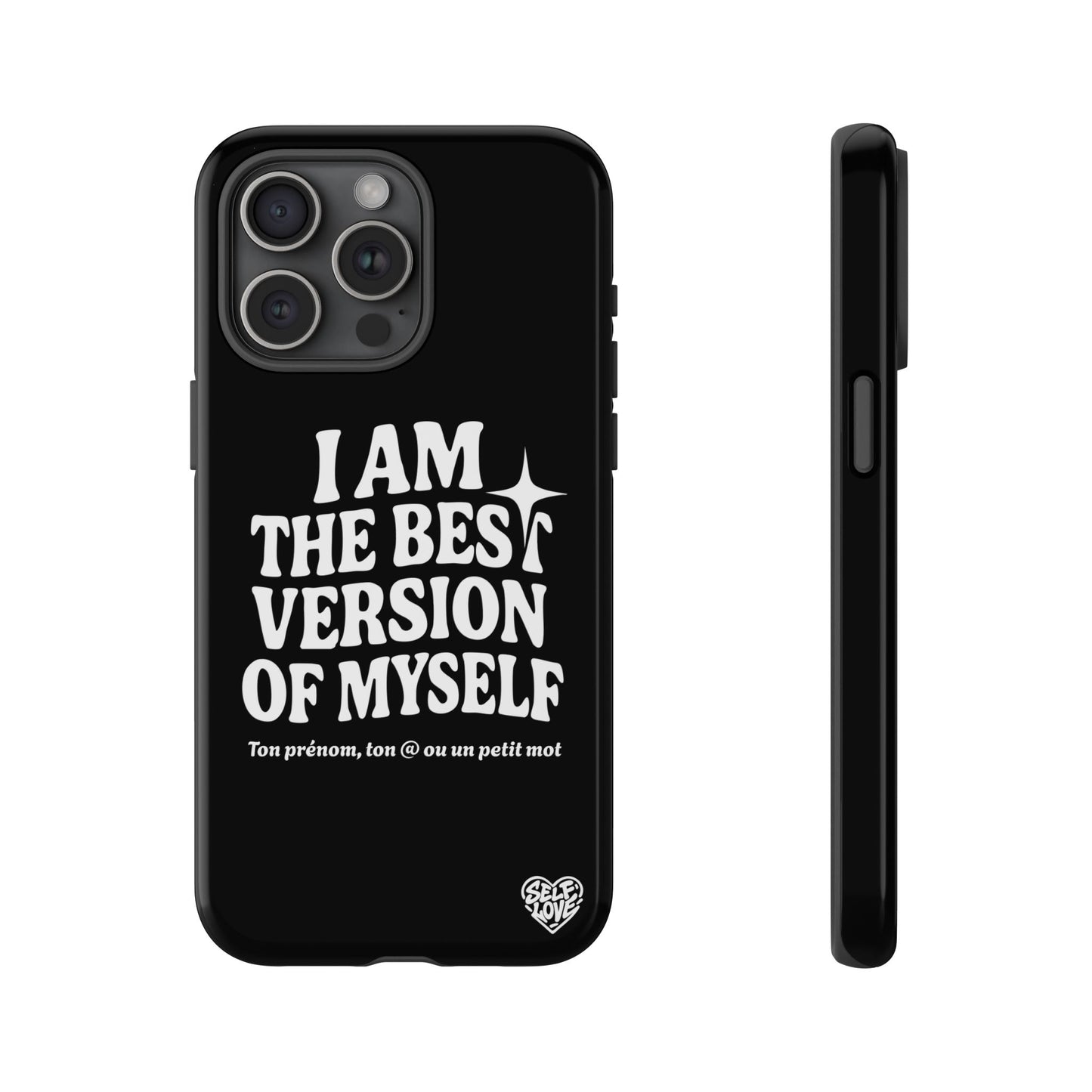 I Am The Best Version Of Myself - Coque iPhone (noir)