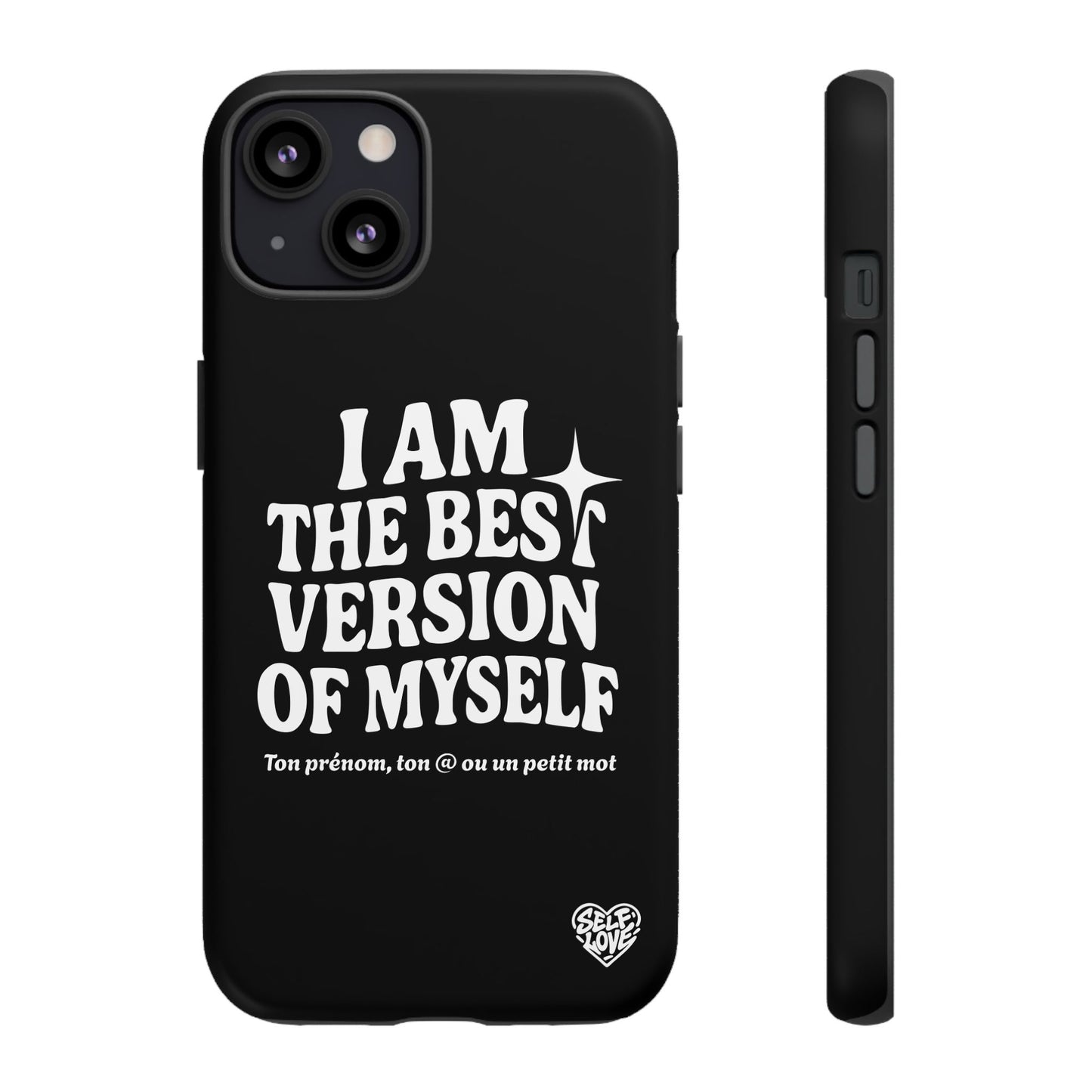 I Am The Best Version Of Myself - Coque iPhone (noir)