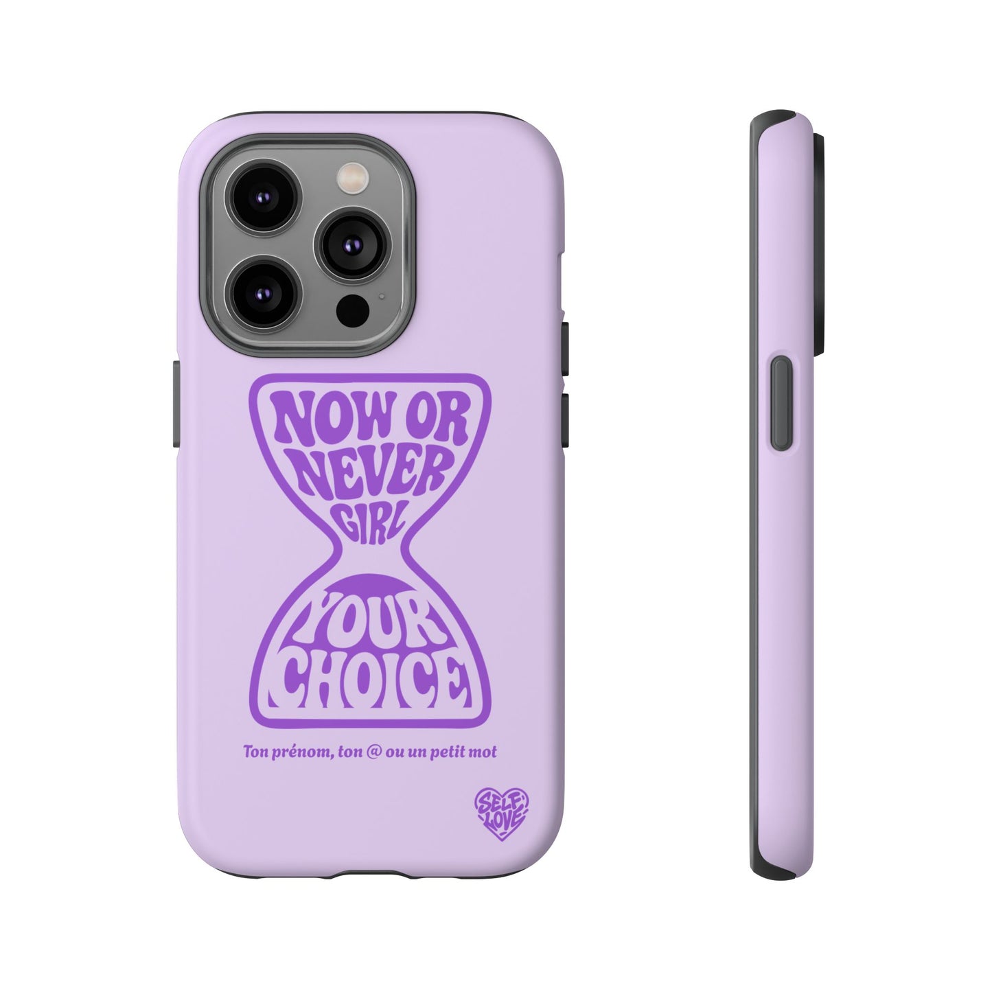 Now Or Never Girl - Coque iPhone (violet)