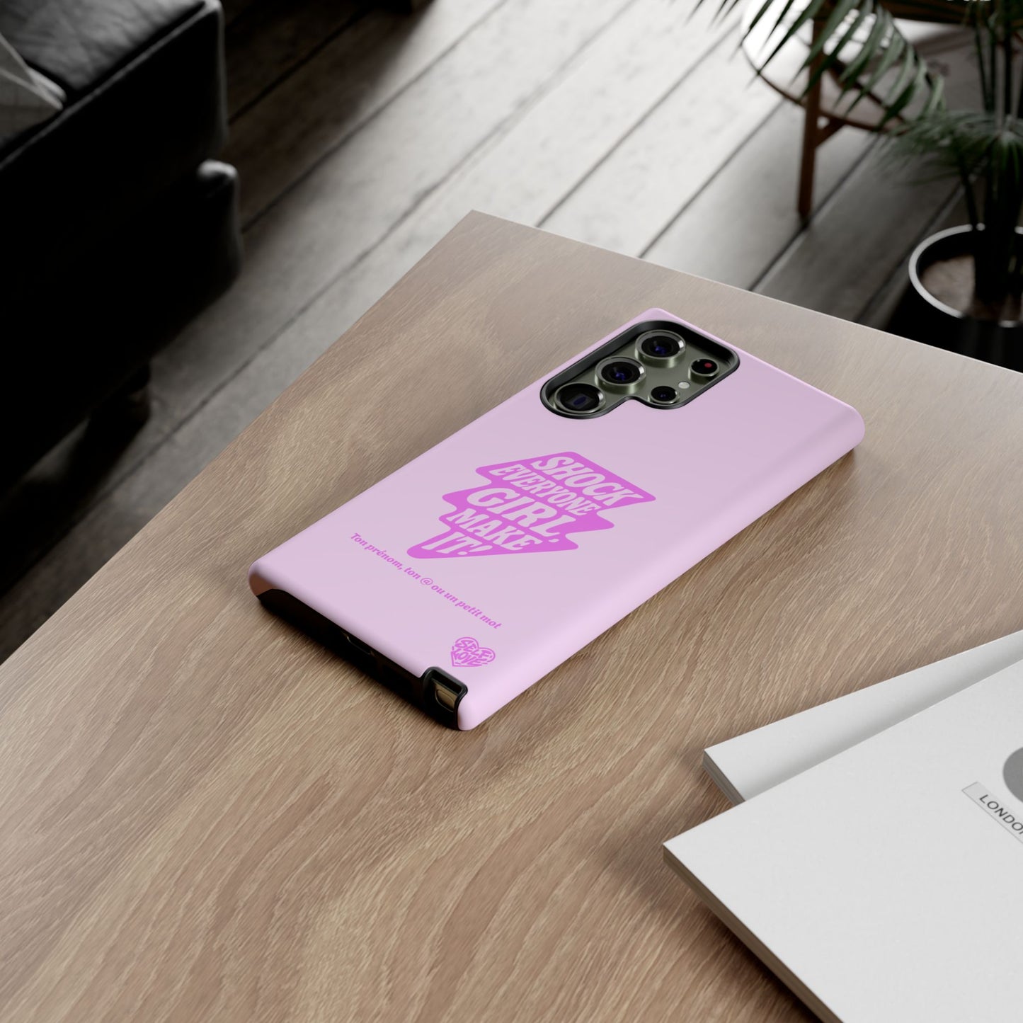 Shock Everyone - Coque Samsung (rose)