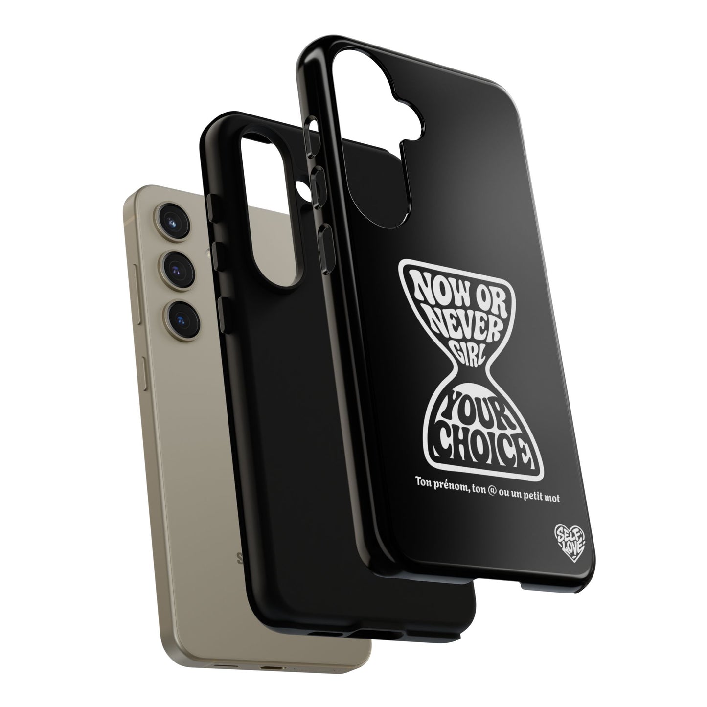 Now Or Never Girl - Coque Samsung (noir)