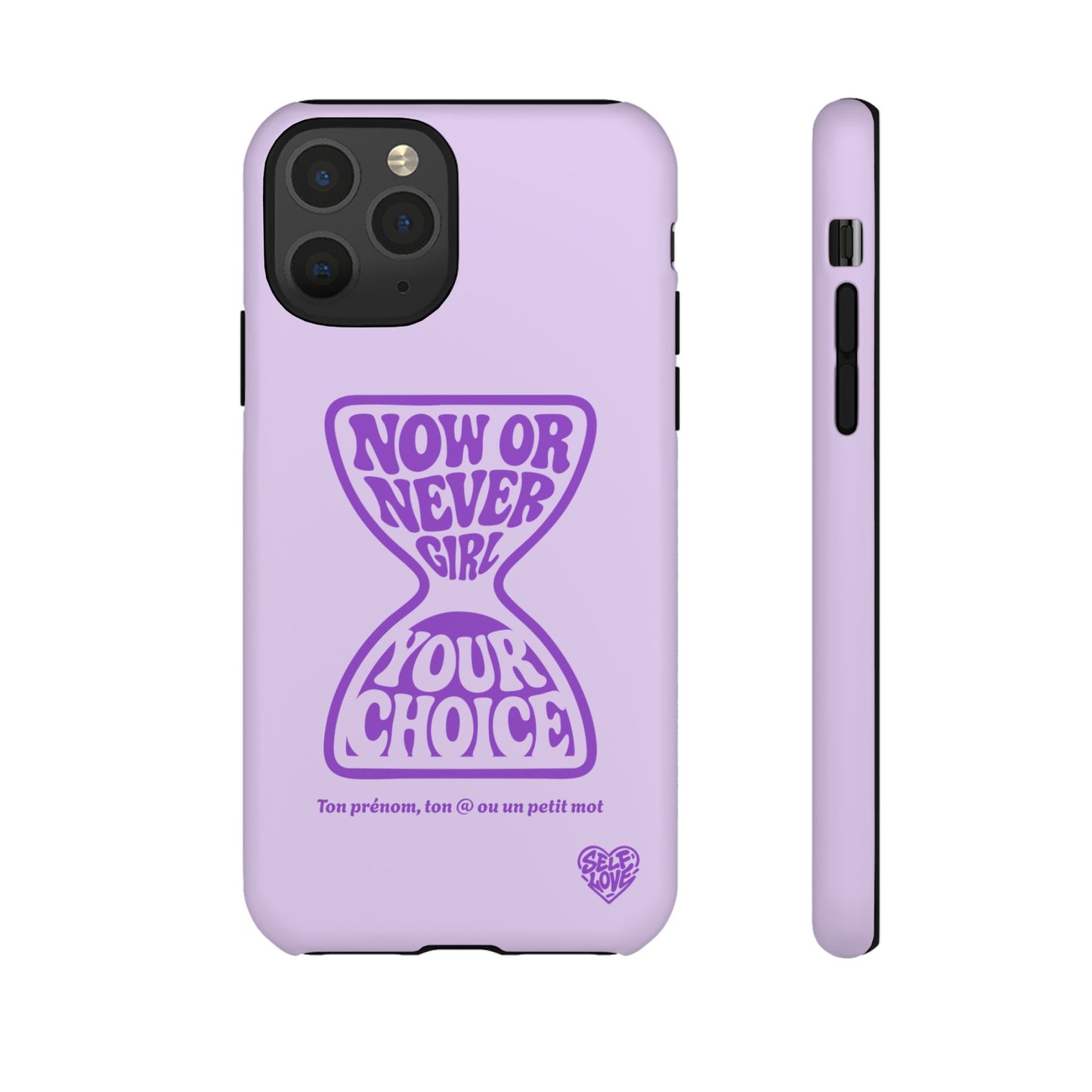 Now Or Never Girl - Coque iPhone (violet)