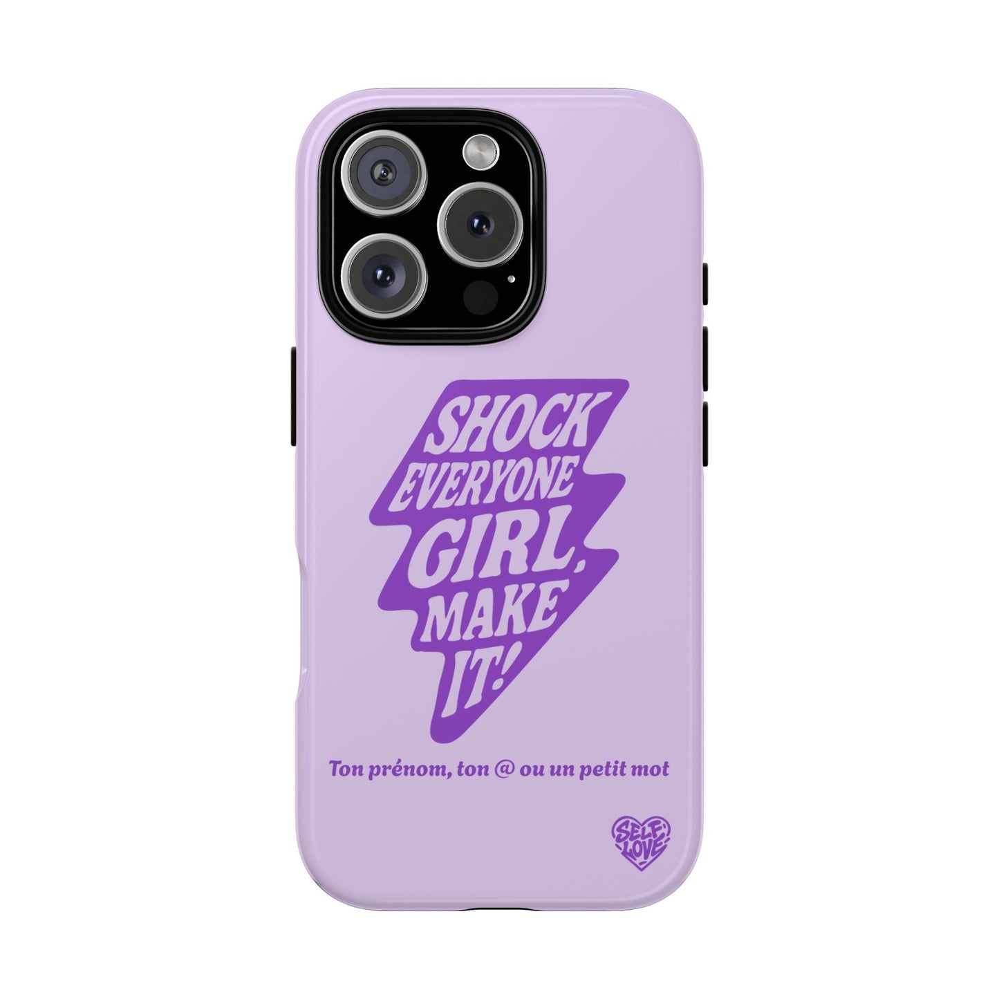 Shock Everyone - Coque iPhone (violet)