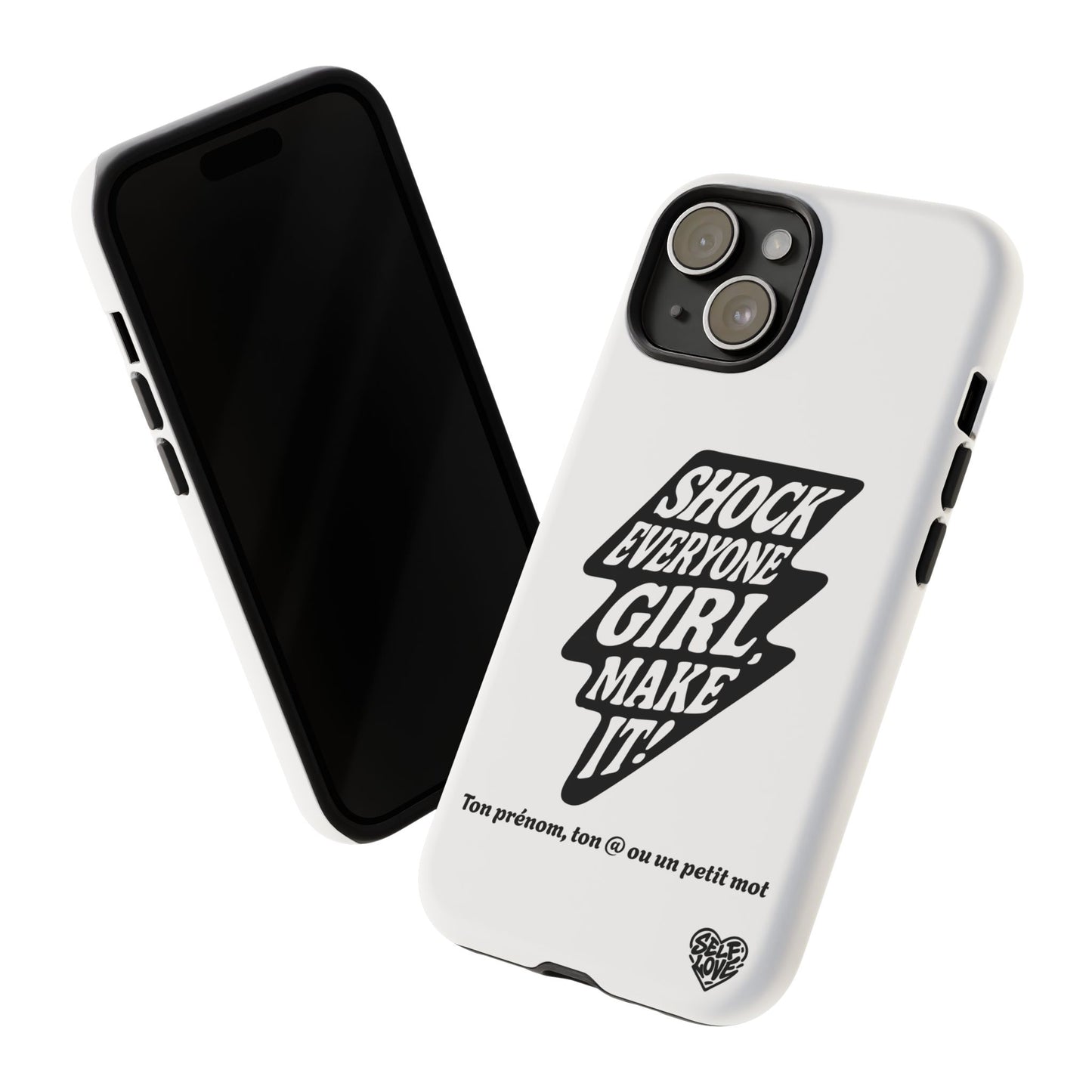Shock Everyone - Coque iPhone (blanc)