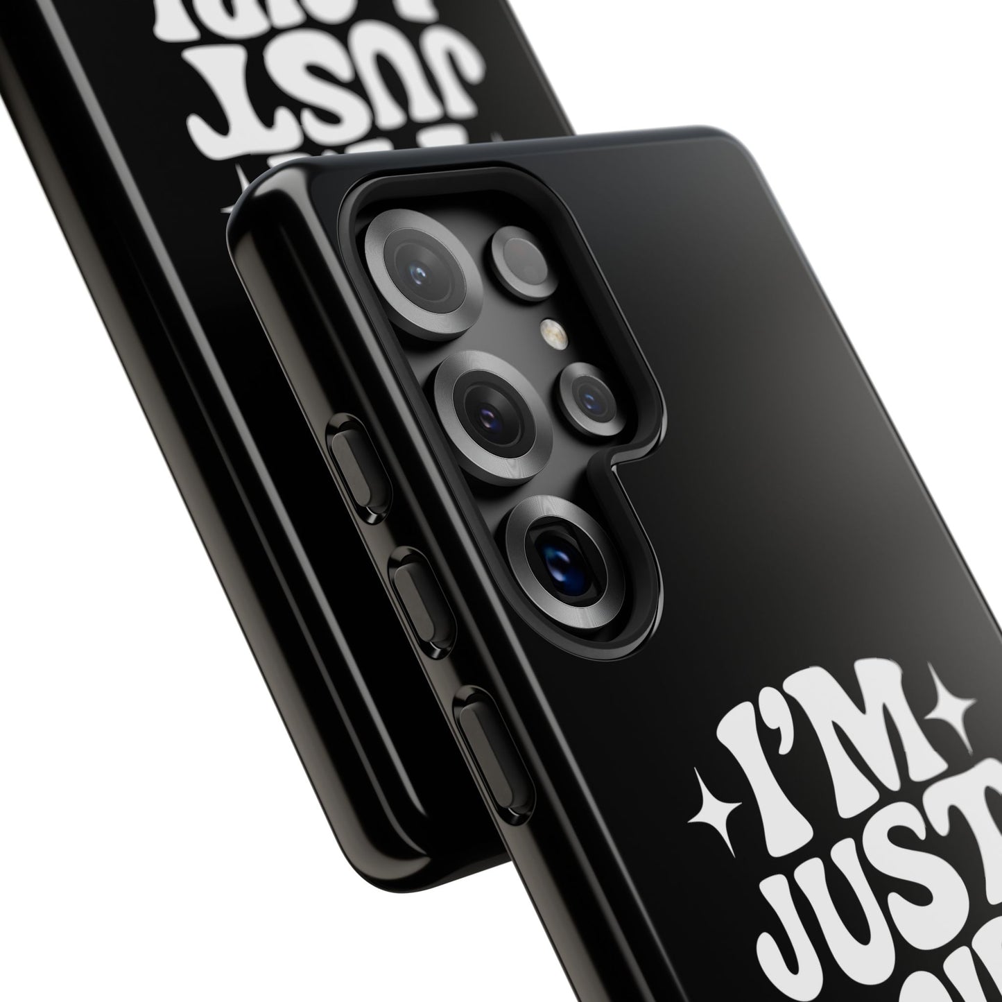 Im Just A Girl - Coque Samsung (noir)