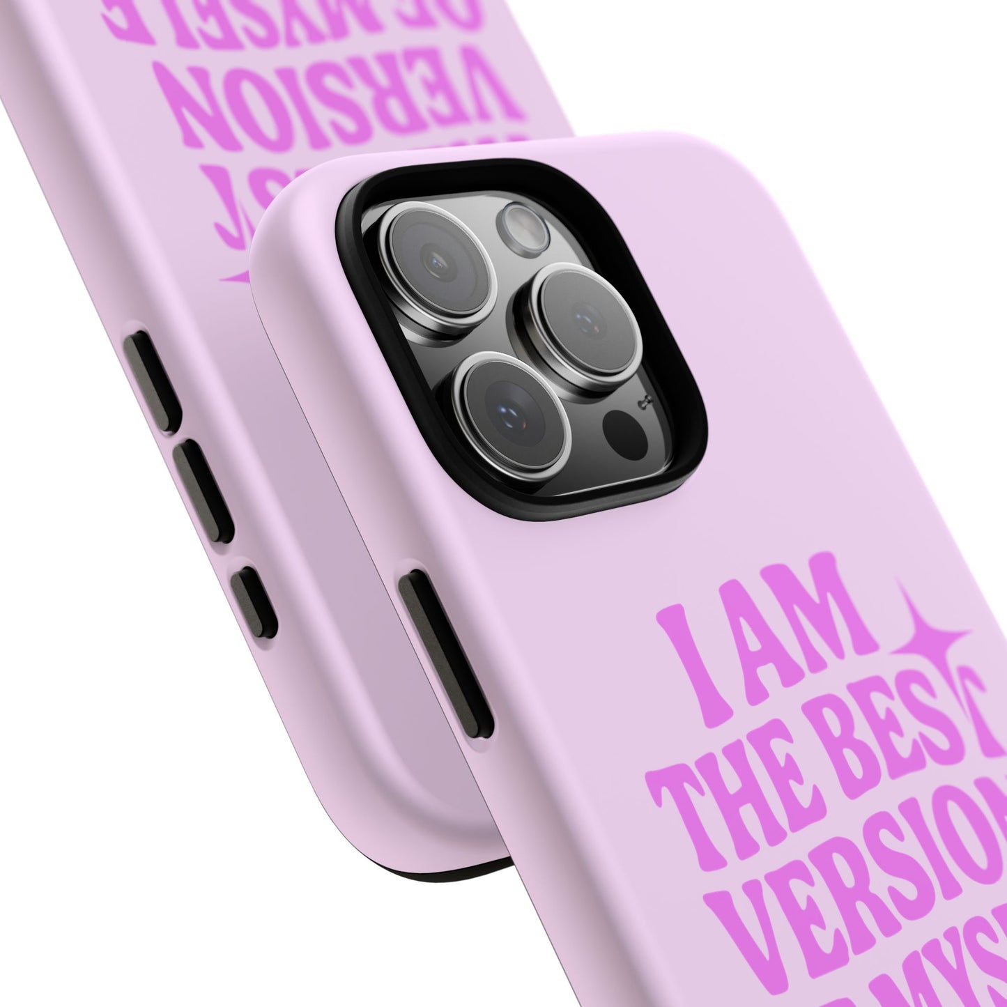 I Am The Best Version Of Myself - Coque iPhone (rose)