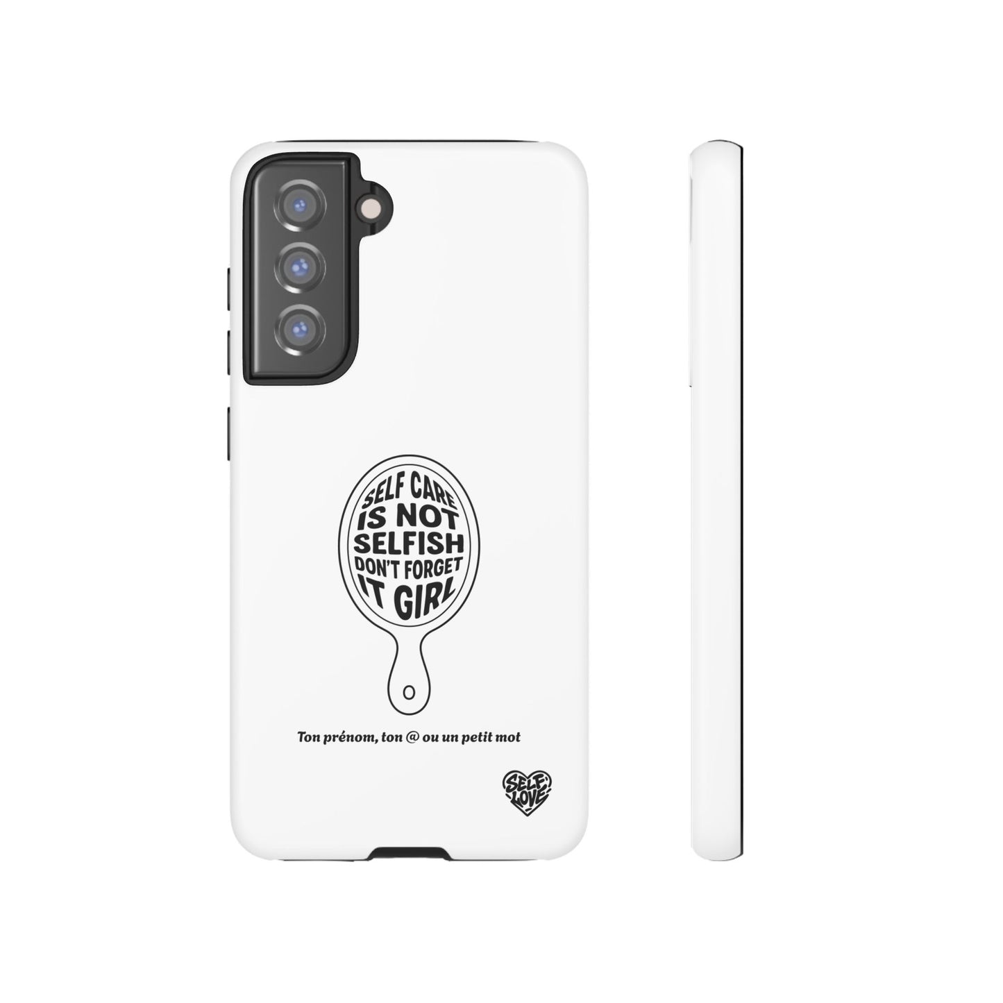 Self Care - Coque Samsung (blanc)