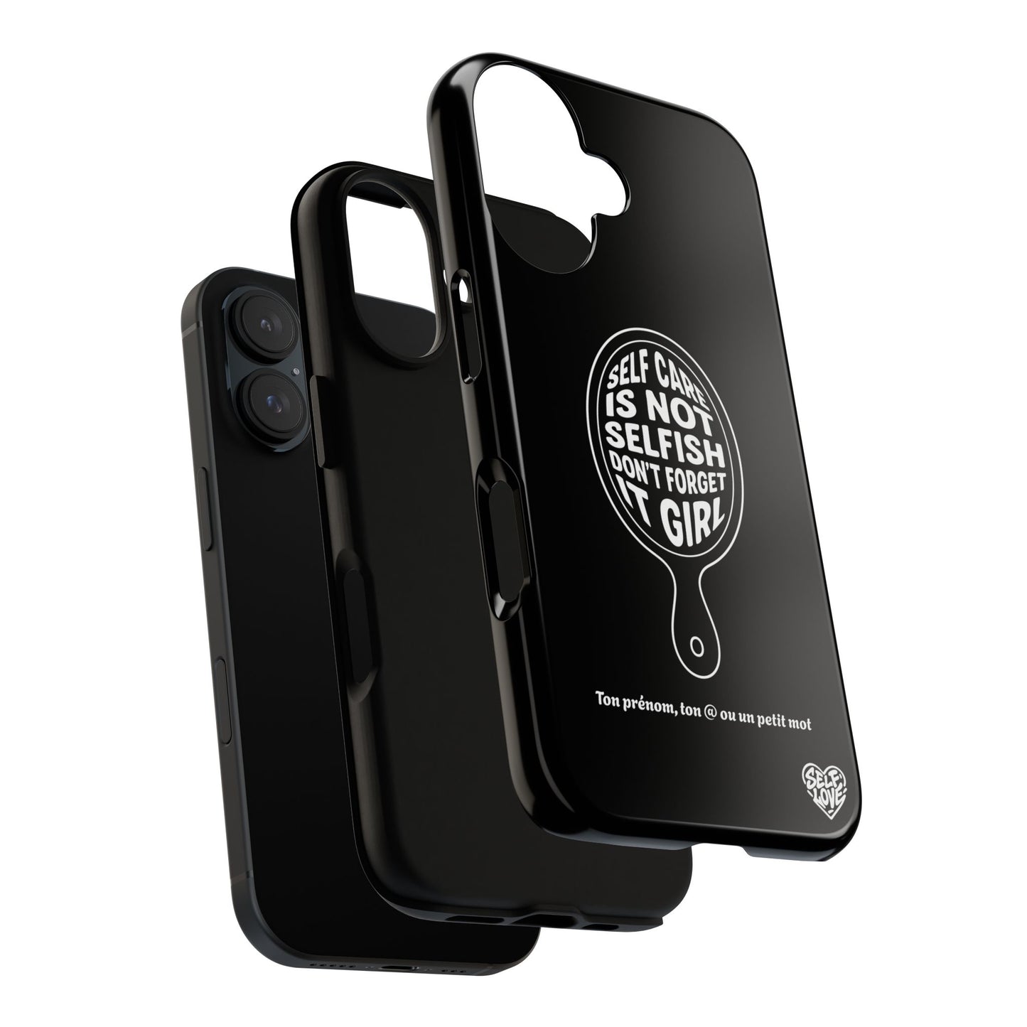 Self Care - Coque iPhone (noir)