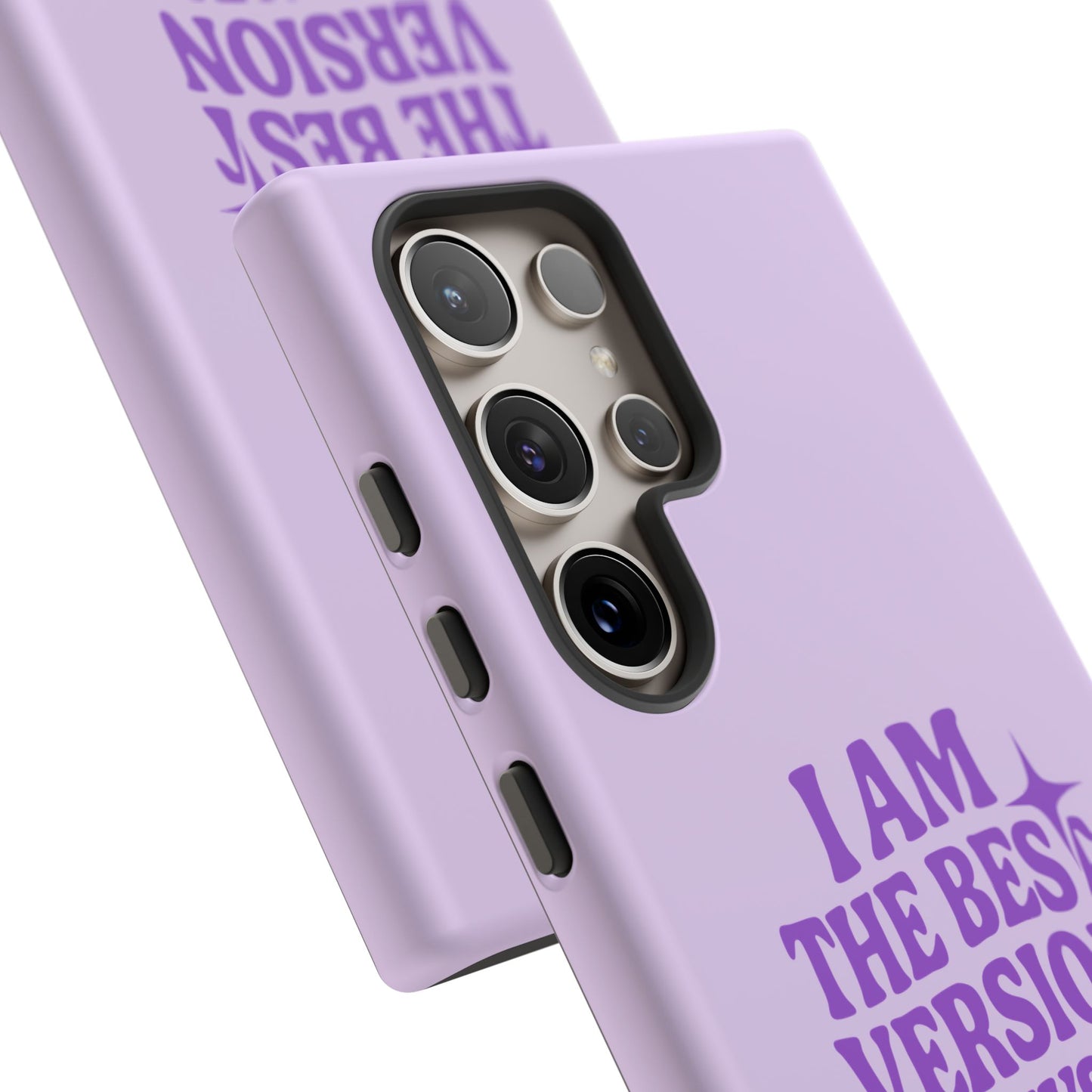 I Am The Best Version Of Myself - Coque Samsung (violet)