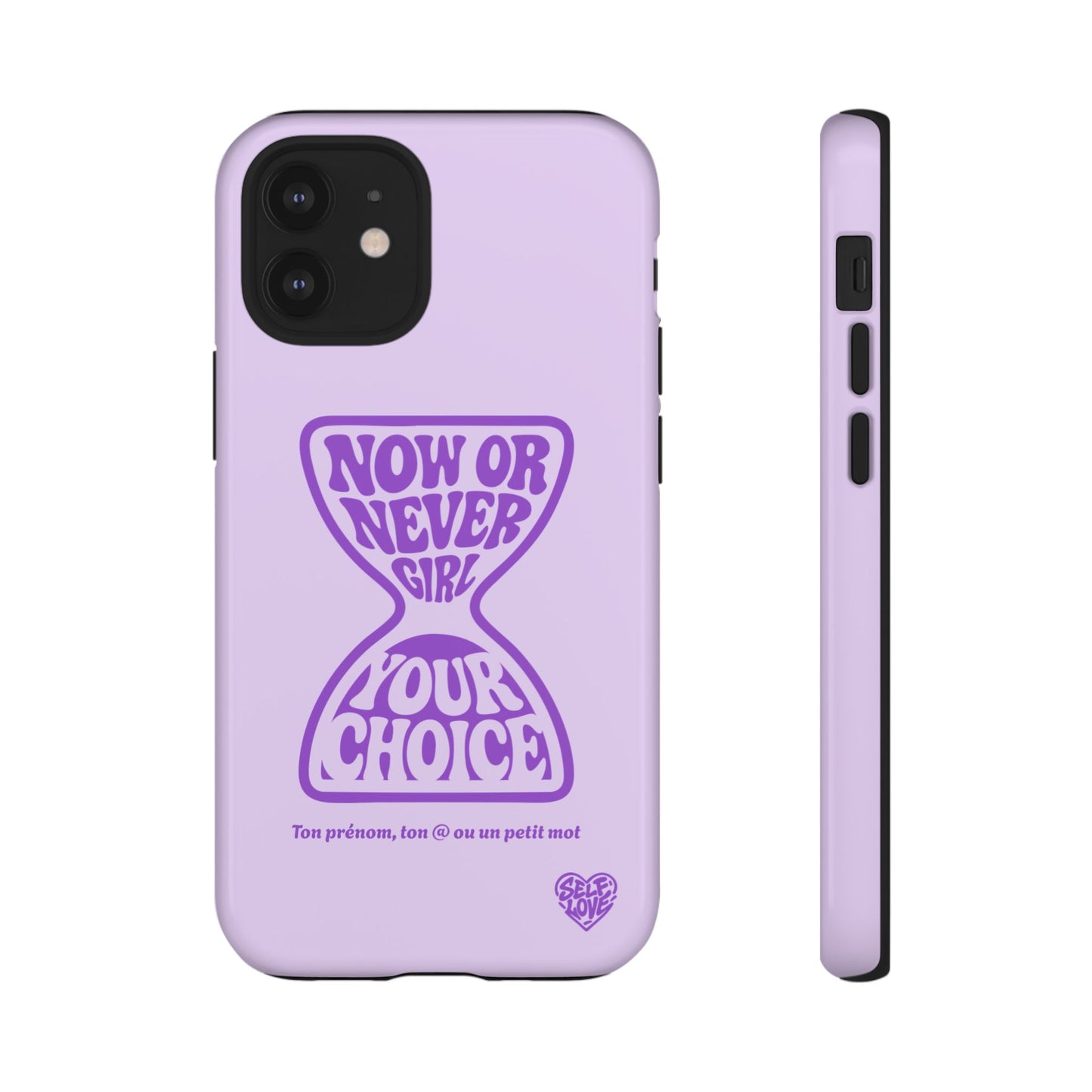 Now Or Never Girl - Coque iPhone (violet)