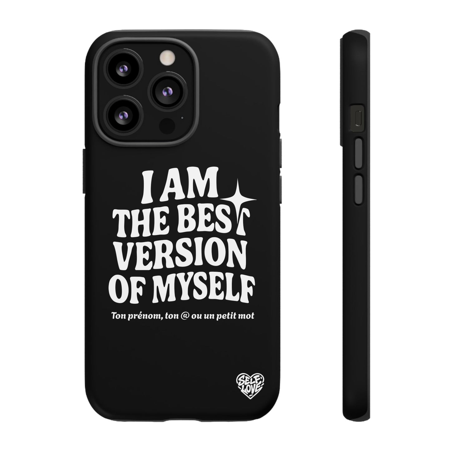 I Am The Best Version Of Myself - Coque iPhone (noir)