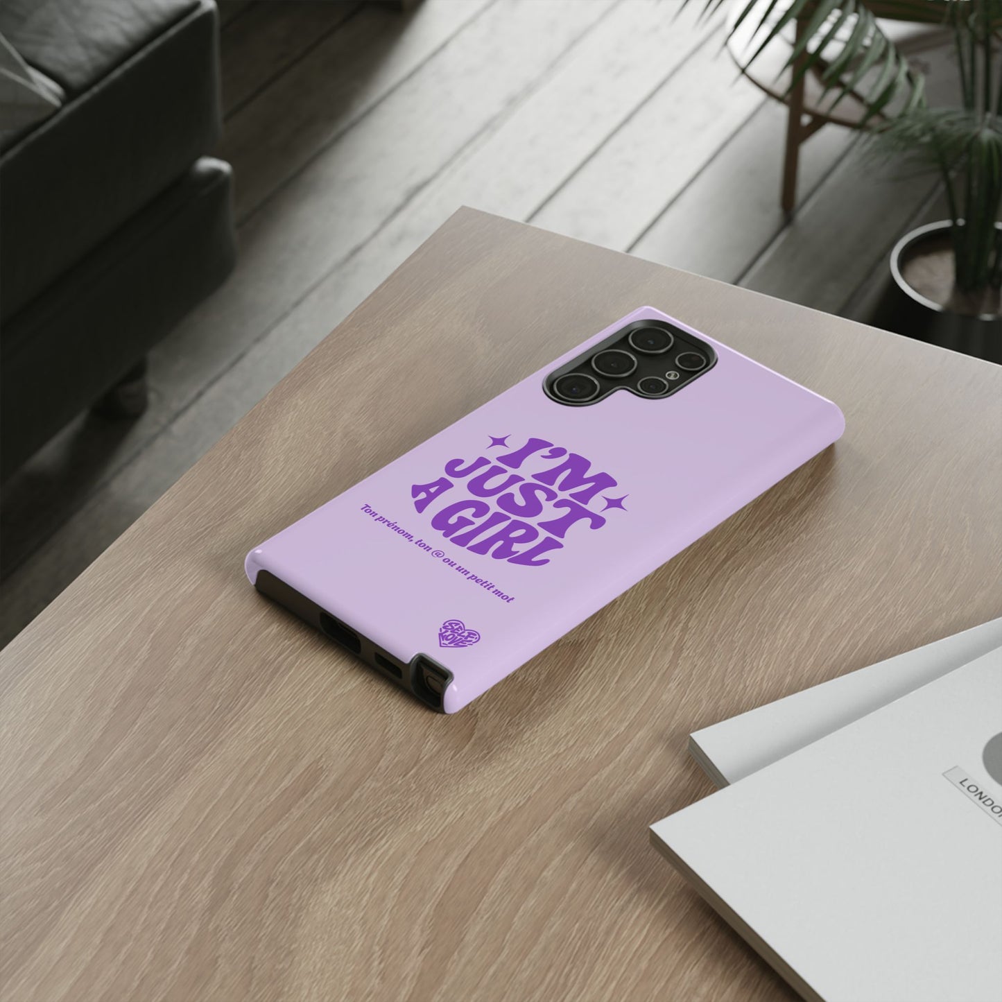 Im Just A Girl - Coque Samsung (violet)