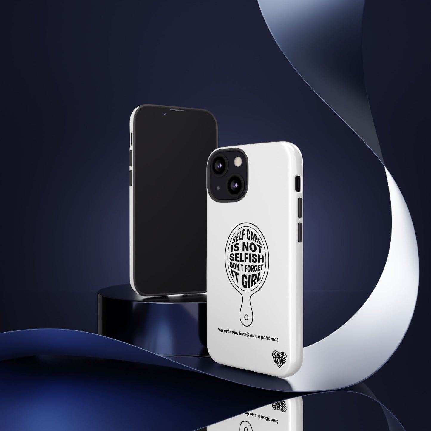 Self Care - Coque iPhone (blanc)