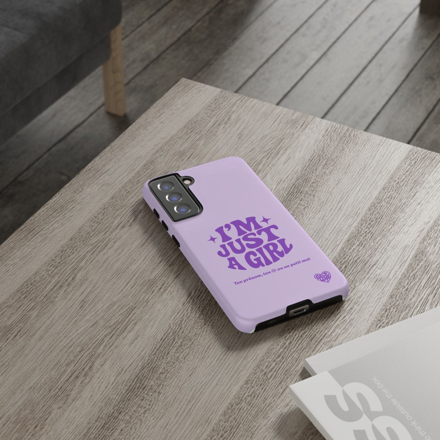 Im Just A Girl - Coque Samsung (violet)