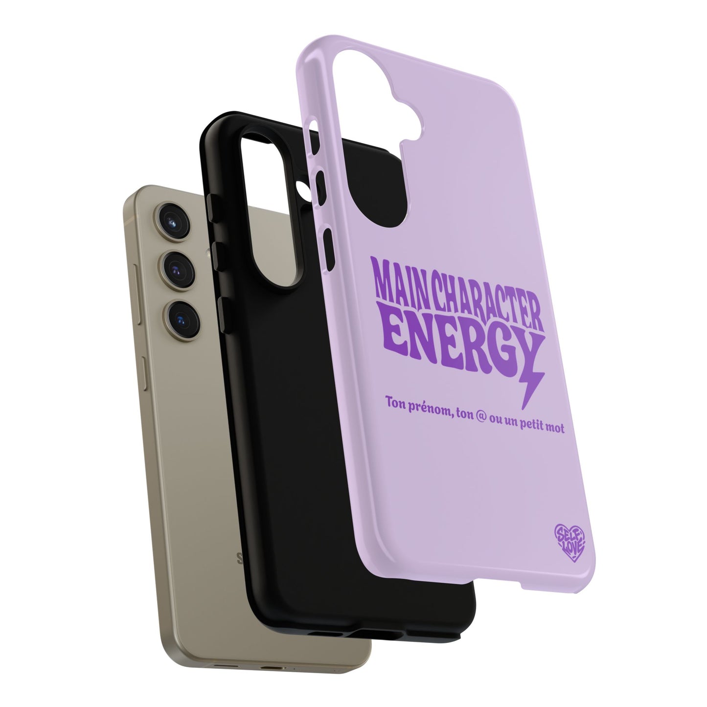 Main Character Energy - Coque Samsung (violet)