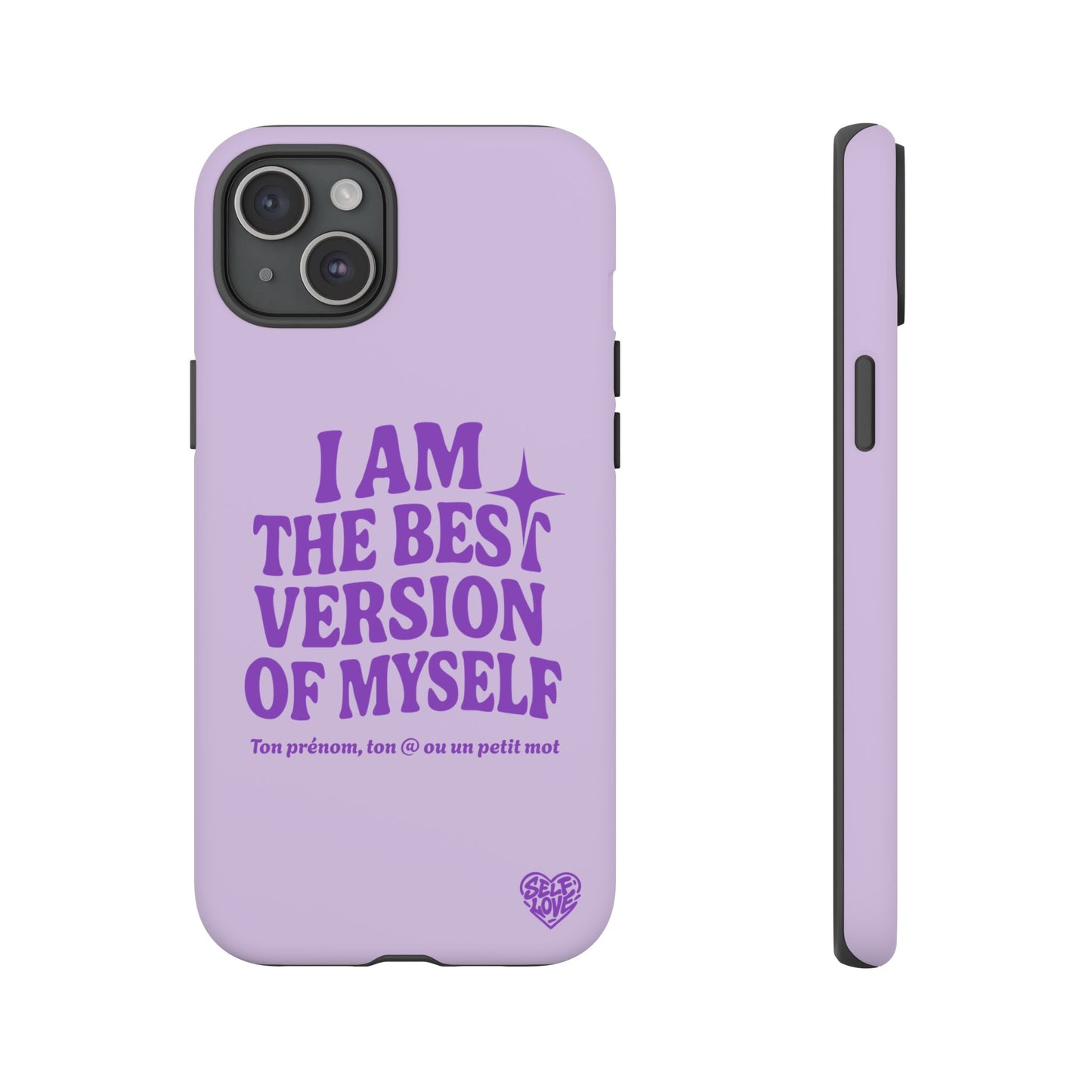 I Am The Best Version Of Myself - Coque iPhone (violet)