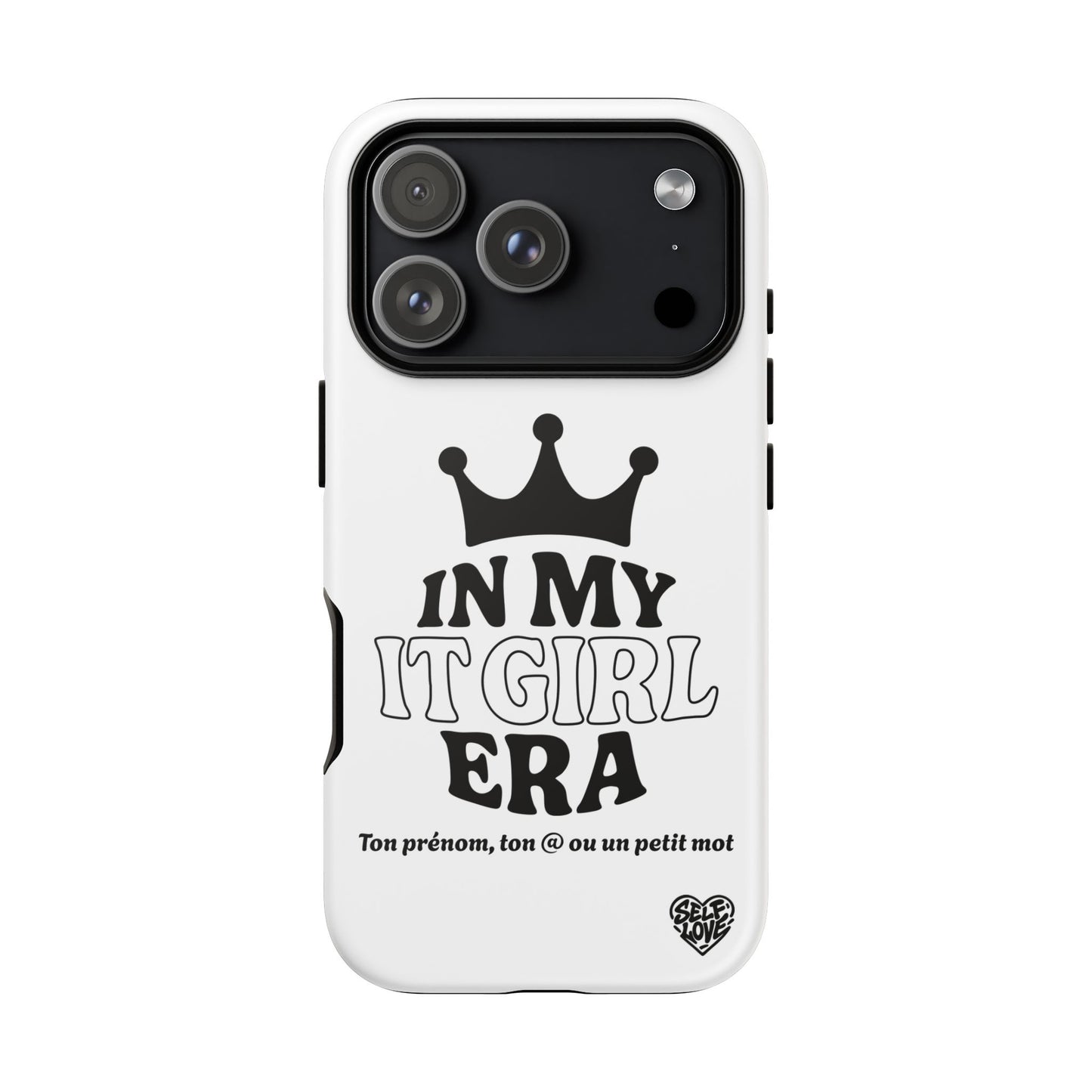 In My It Girl Era - Coque iPhone (blanc)
