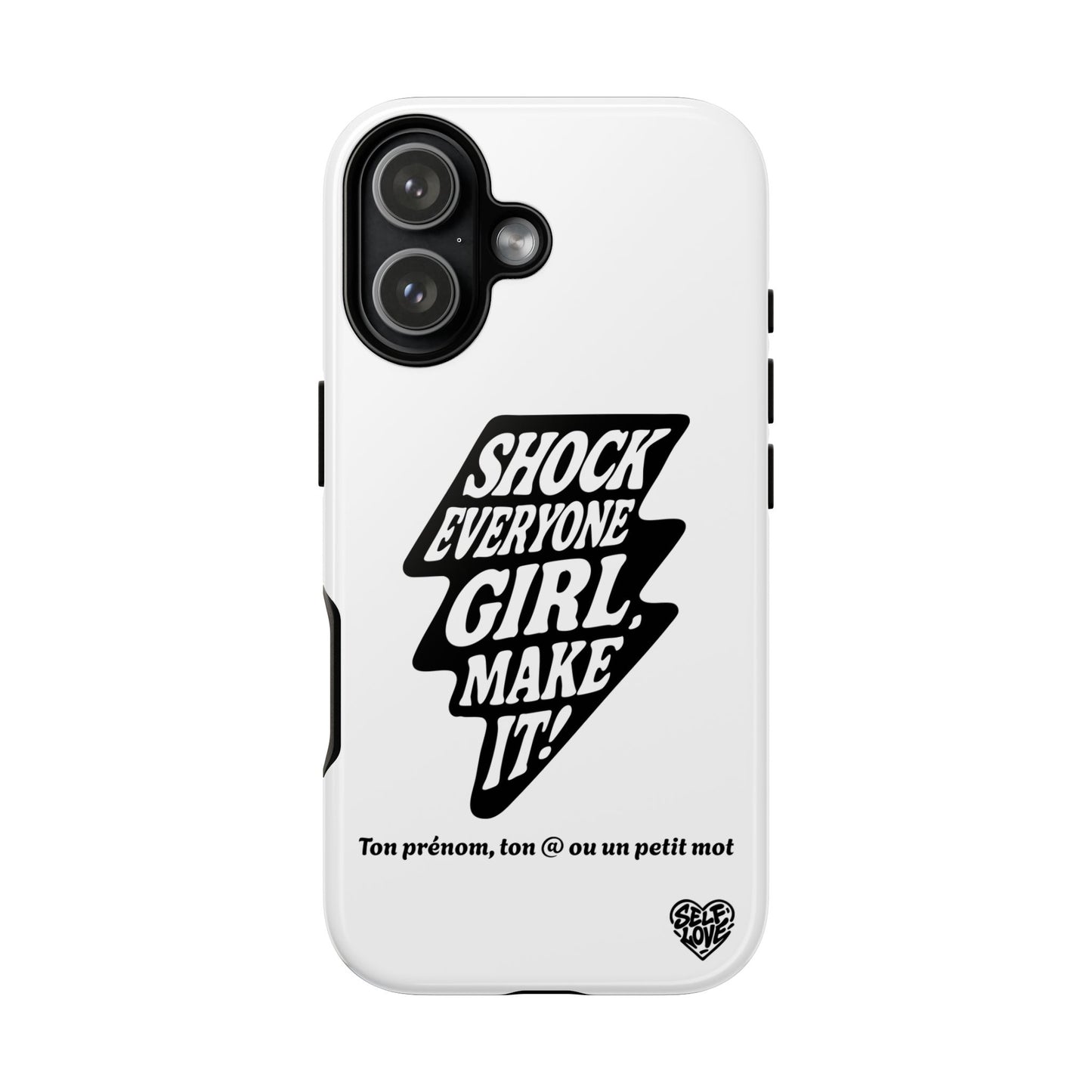 Shock Everyone - Coque iPhone (blanc)