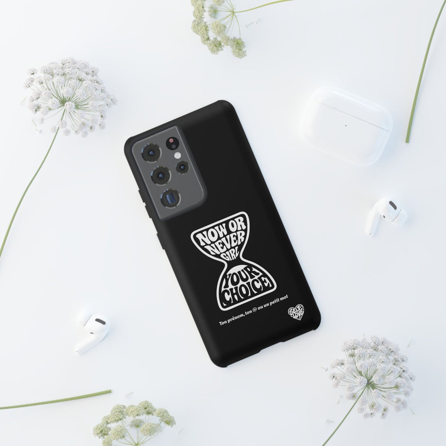 Now Or Never Girl - Coque Samsung (noir)