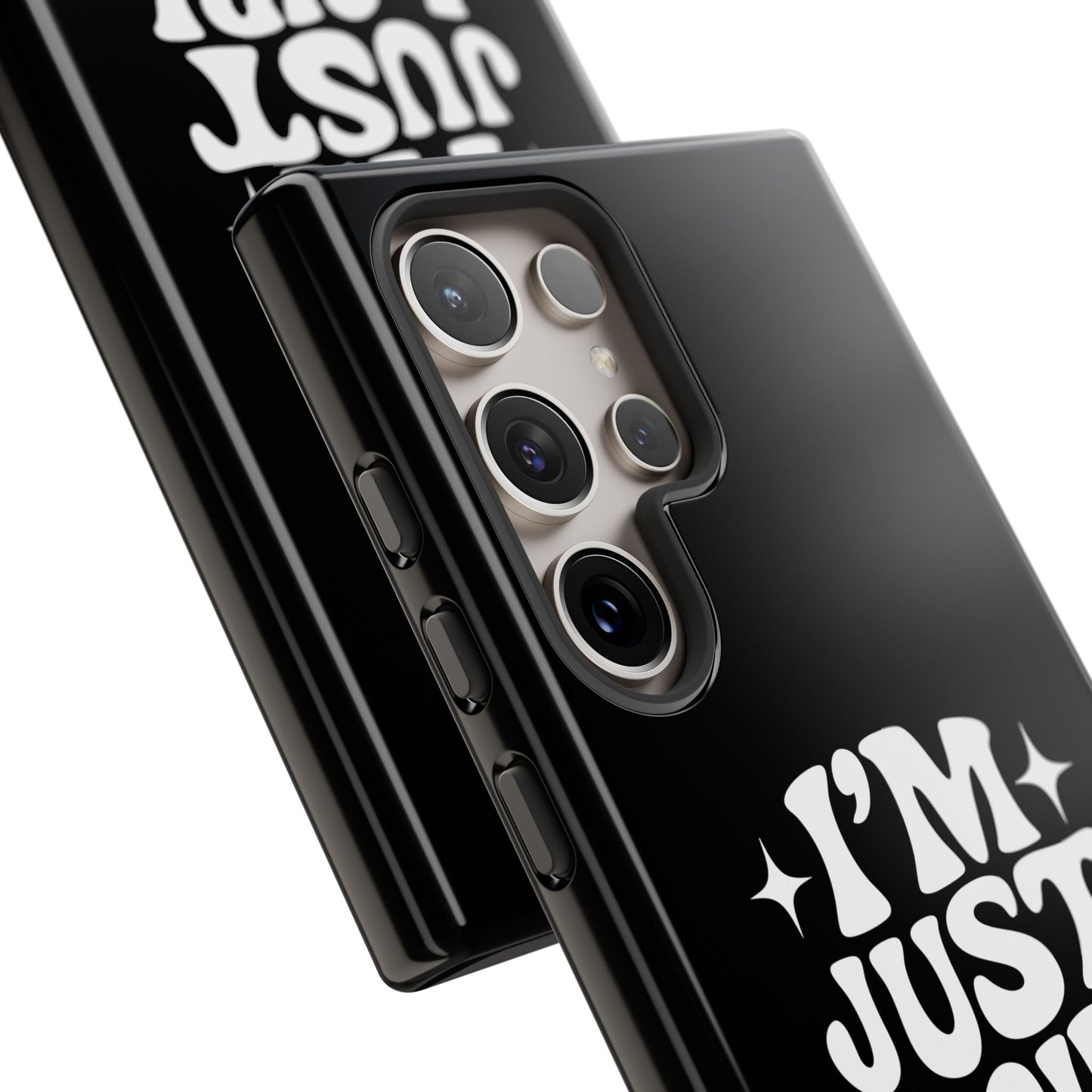 Im Just A Girl - Coque Samsung (noir)