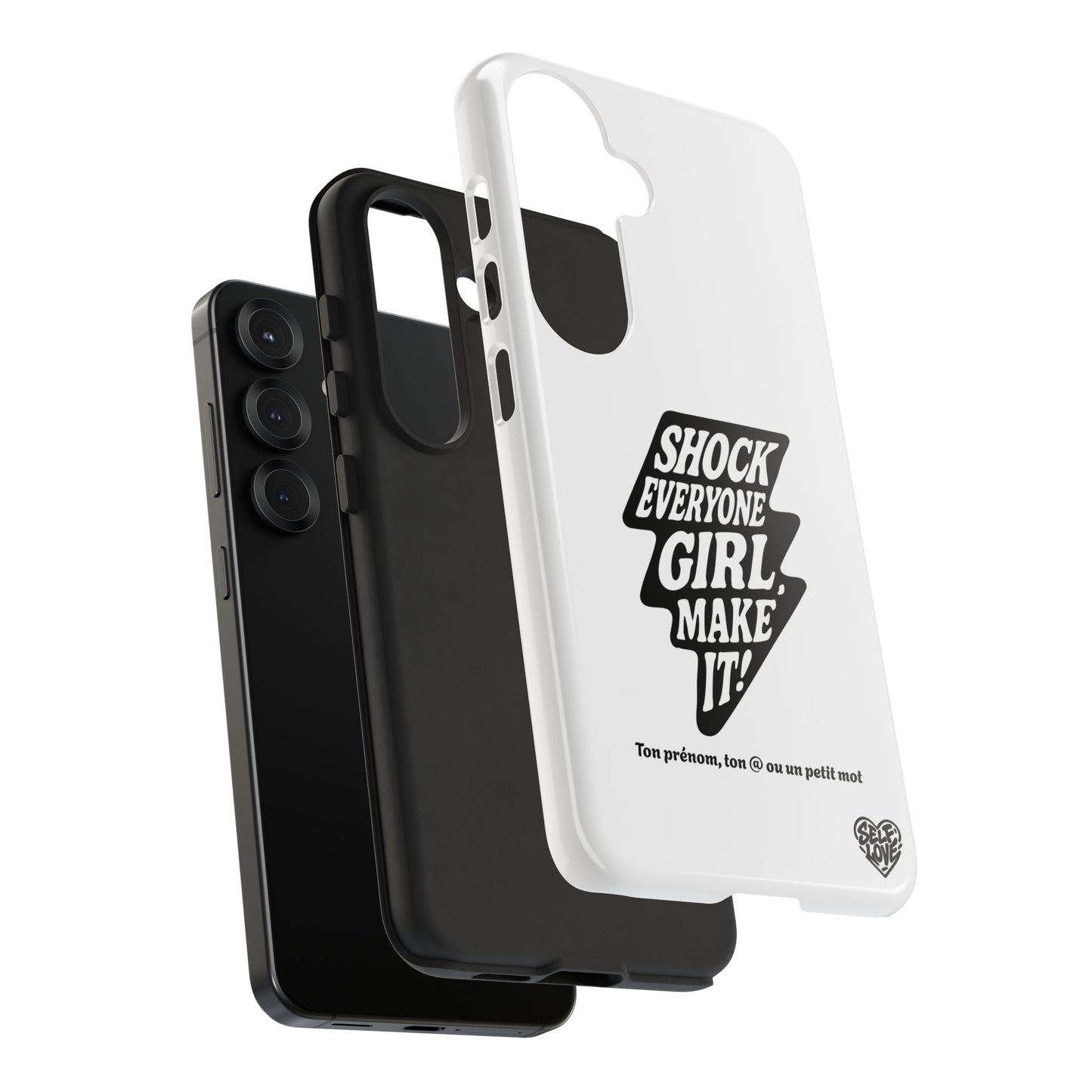 Shock Everyone - Coque Samsung (blanc)