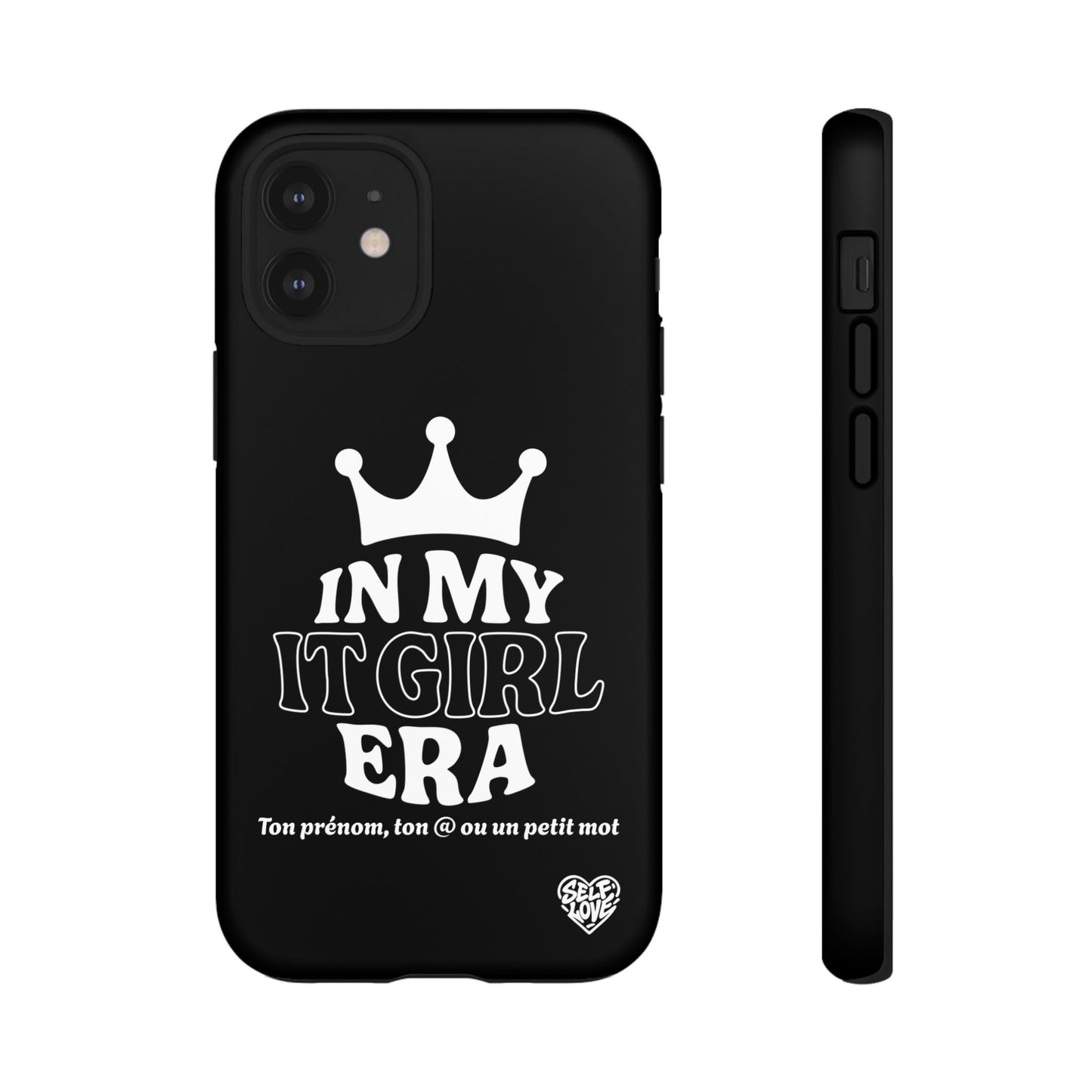 In My It Girl Era - Coque iPhone (noir)