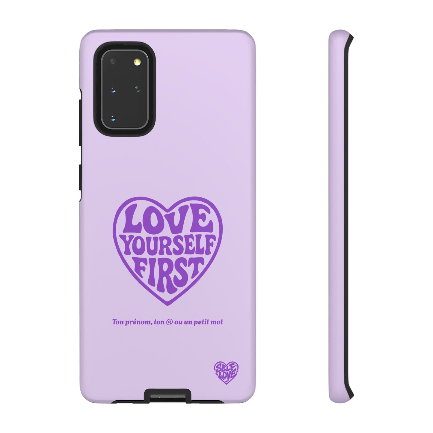 Love Yourself First - Coque Samsung (violet)