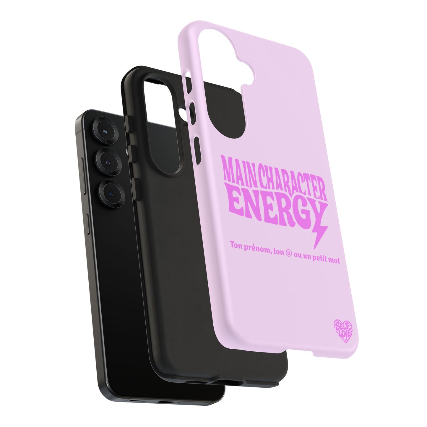 Main Character Energy - Coque Samsung (rose)