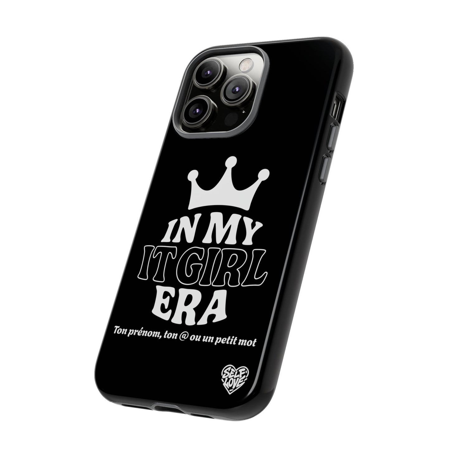 In My It Girl Era - Coque iPhone (noir)
