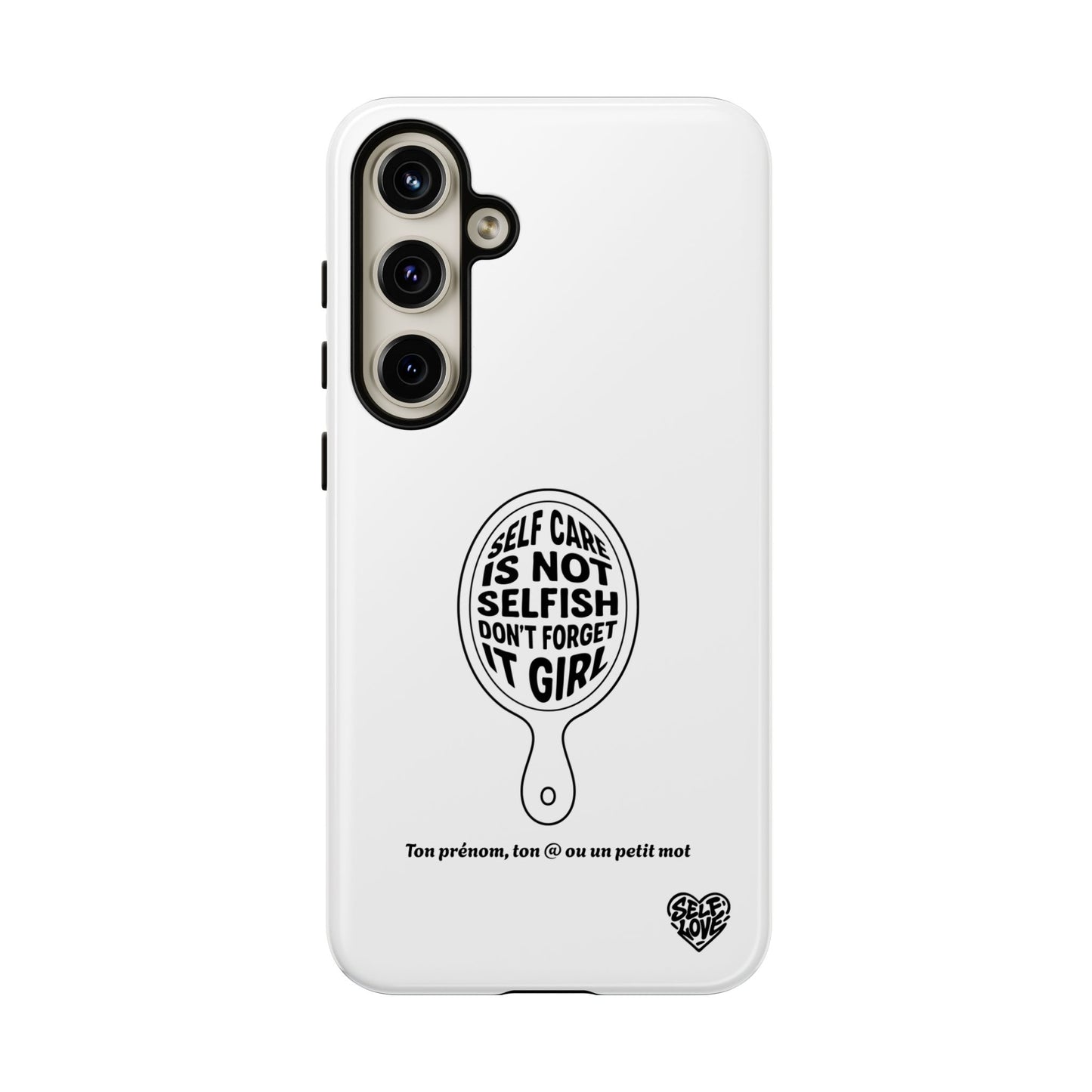 Self Care - Coque Samsung (blanc)