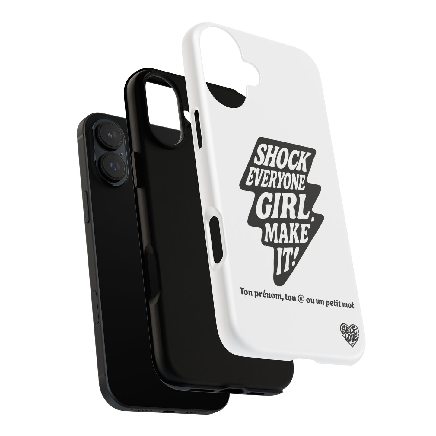 Shock Everyone - Coque iPhone (blanc)