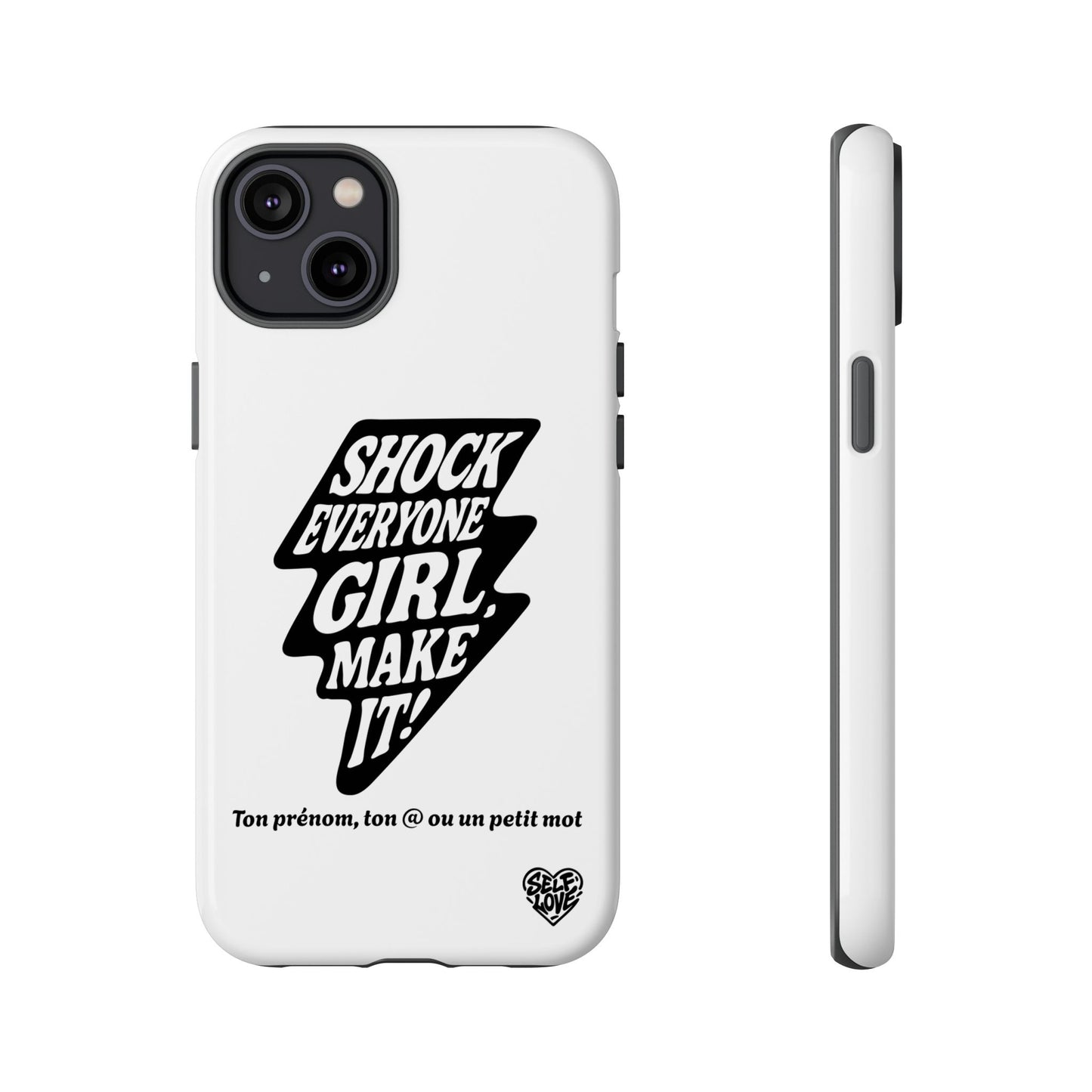 Shock Everyone - Coque iPhone (blanc)