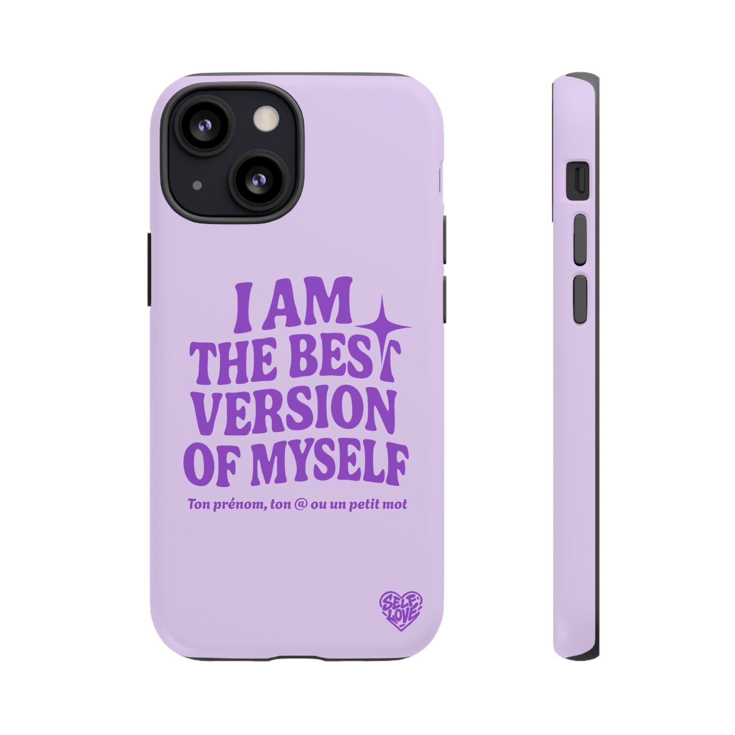 I Am The Best Version Of Myself - Coque iPhone (violet)